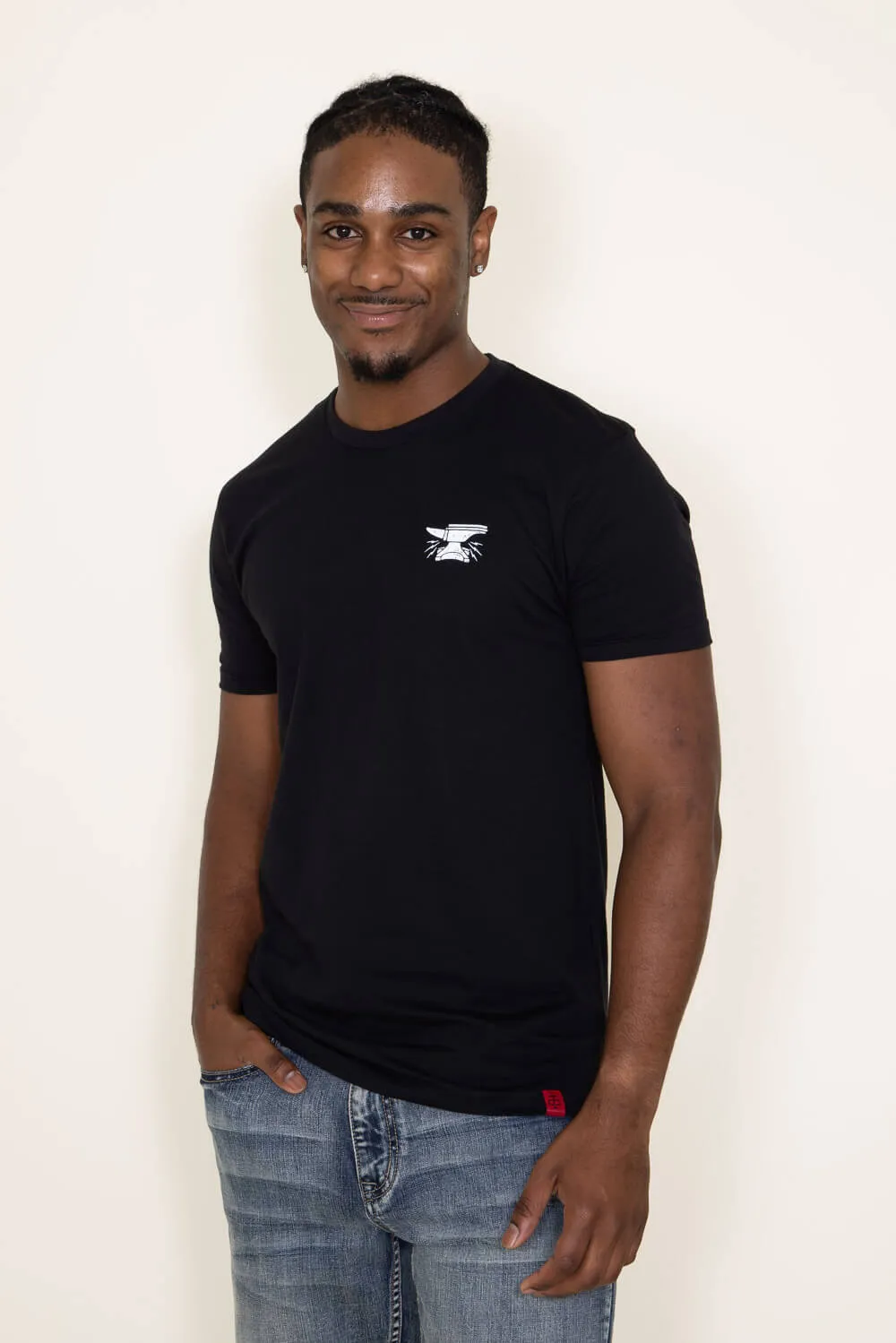Troll Co. Skilled Labor T-Shirt for Men in Black | TC1390-BLACK