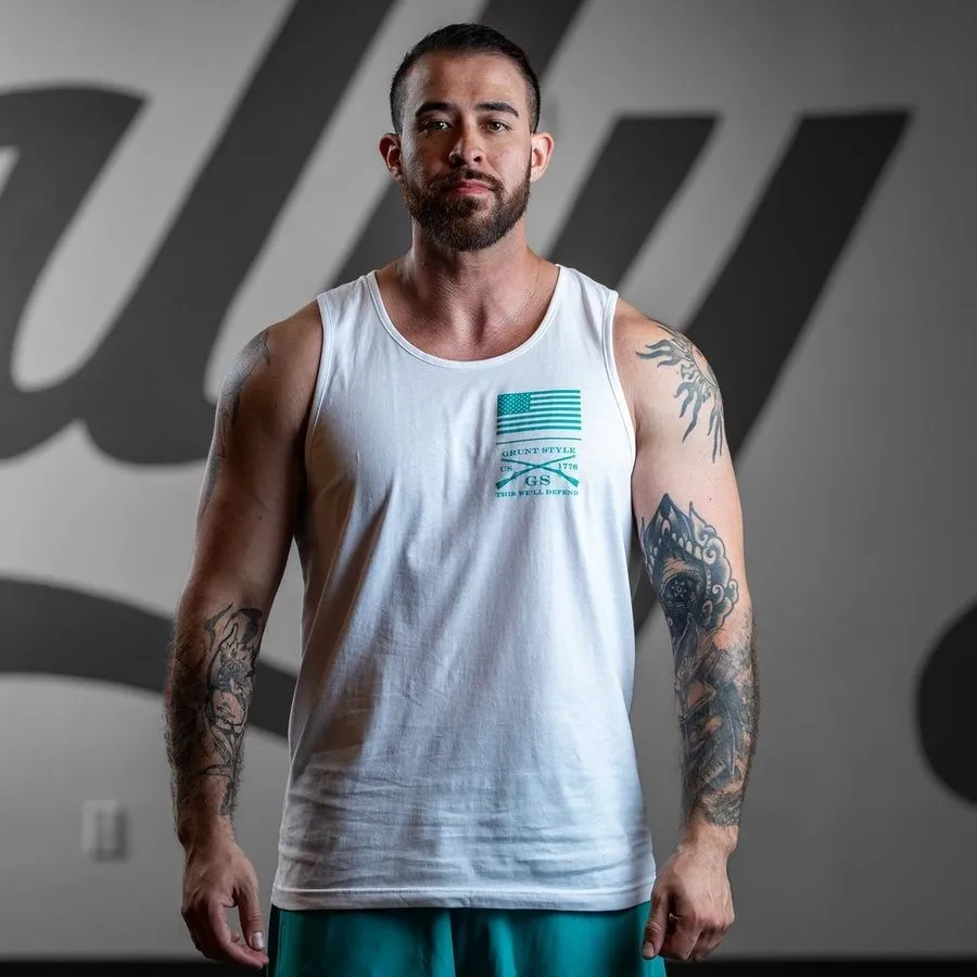 Tropical Death Aqua Tank - White