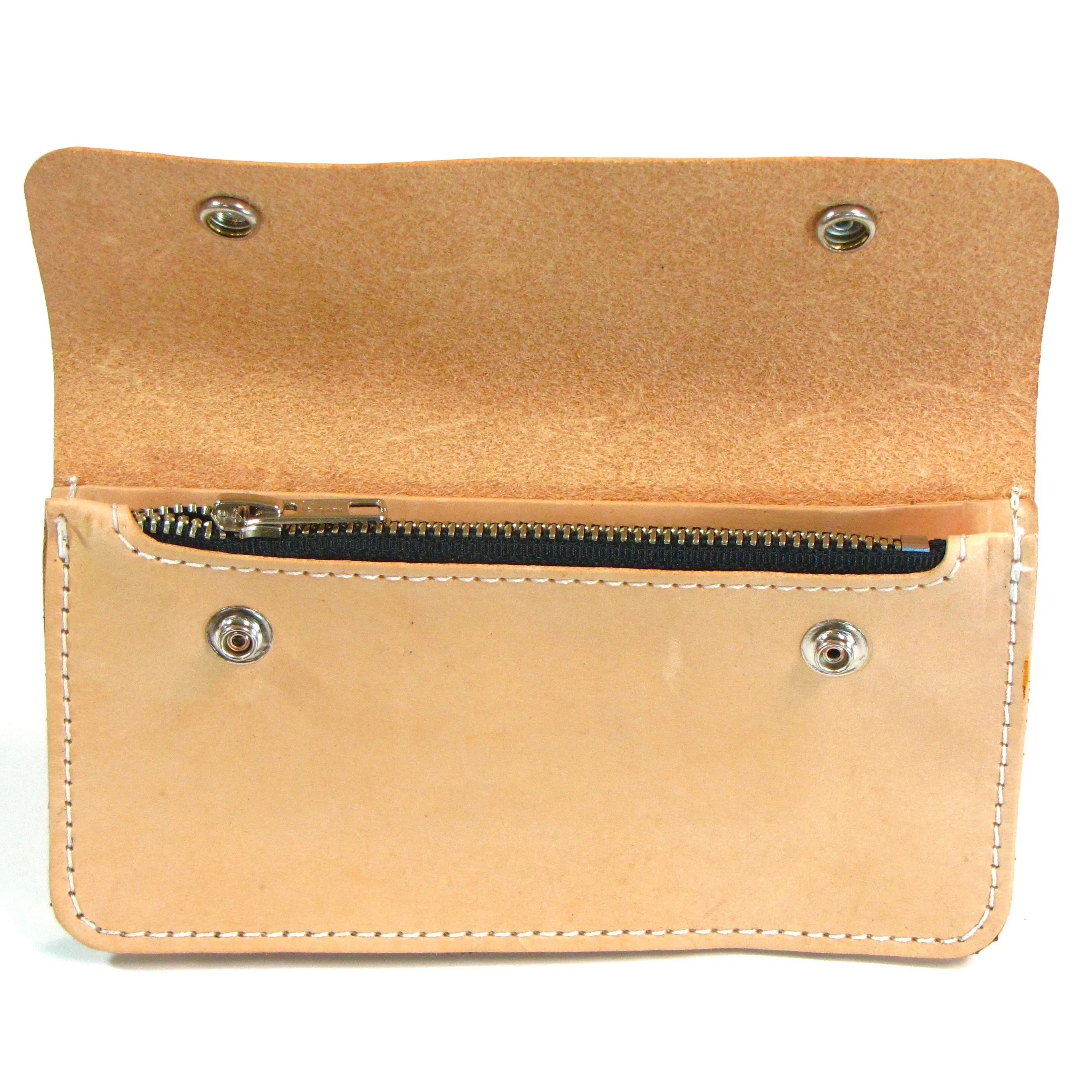 Trucker Wallet- Natural Veg Tan