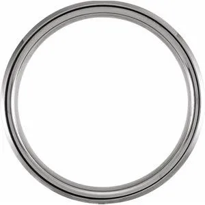 Tungsten Beveled-Edge Band with Acacia Wood Inlay TAR52151 - 6 mm