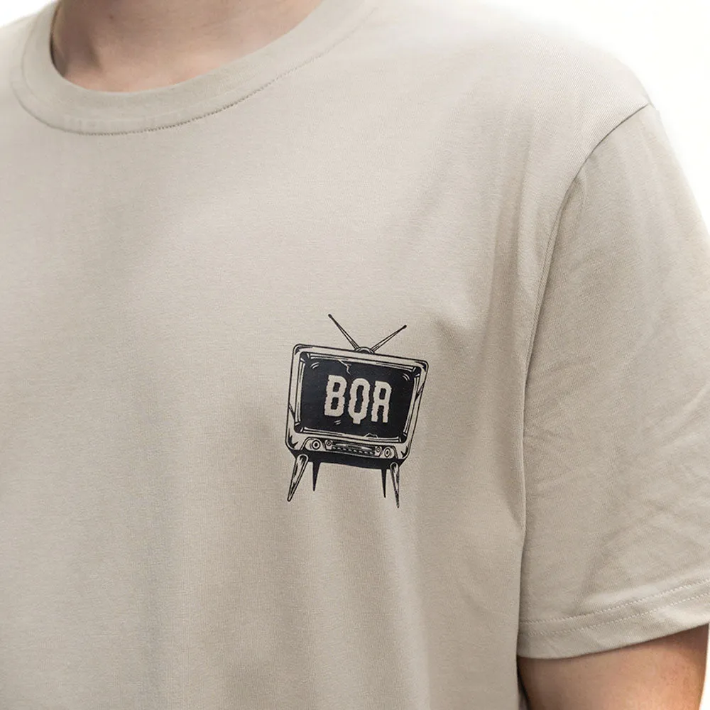 TV Tee - Beige