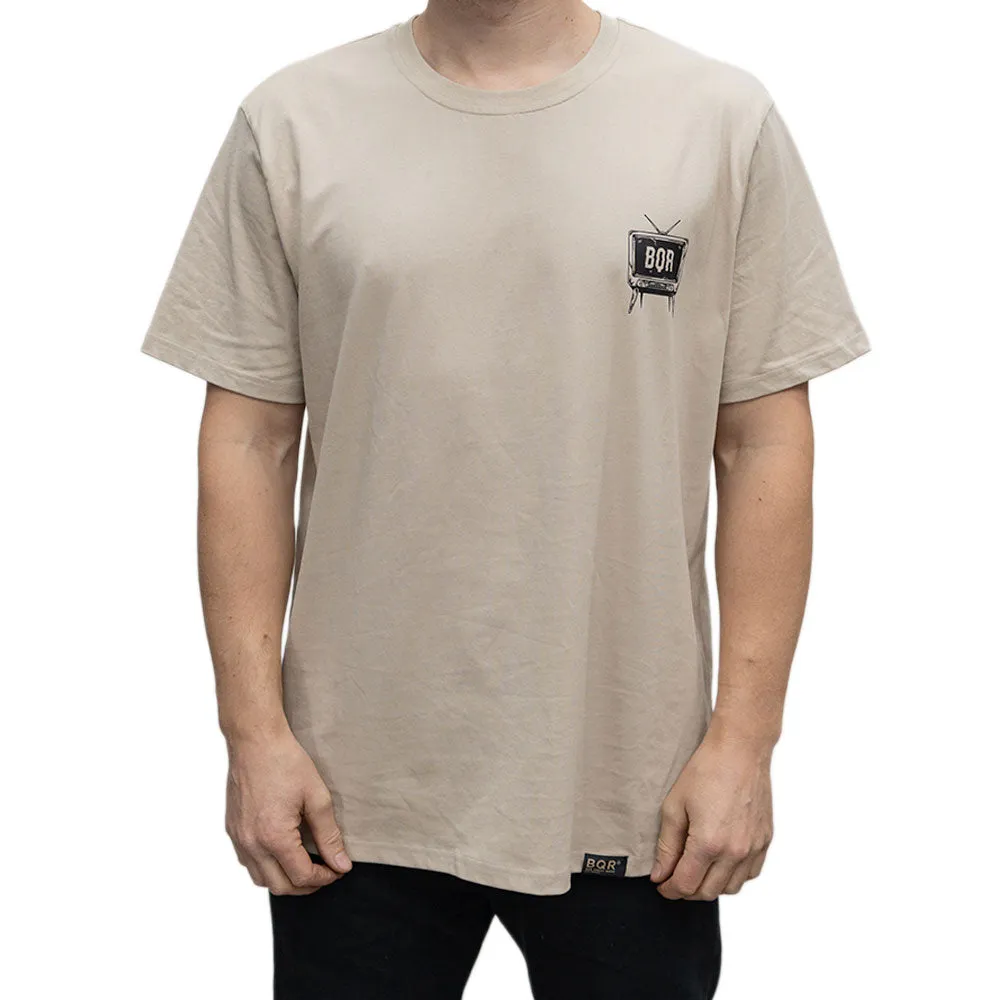 TV Tee - Beige