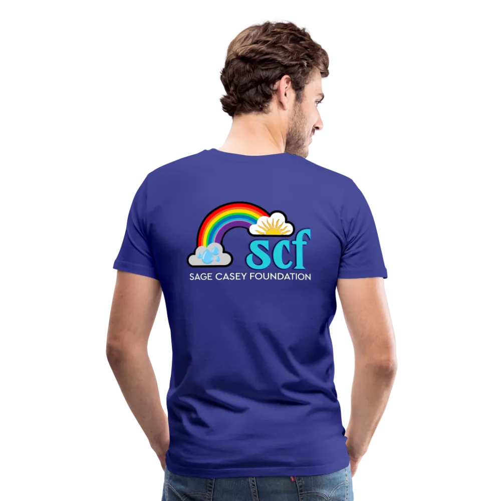 Unisex Athletic T-Shirt - Pocket HEART WordCloud/Classic SCF Logo