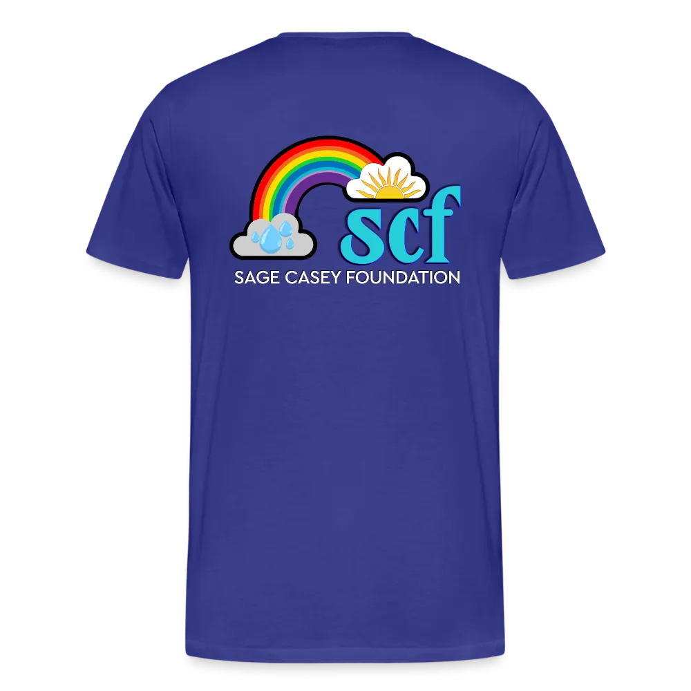 Unisex Athletic T-Shirt - Pocket HEART WordCloud/Classic SCF Logo