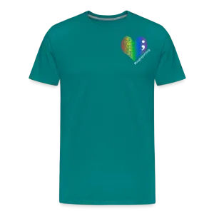 Unisex Athletic T-Shirt - Pocket HEART WordCloud/Classic SCF Logo