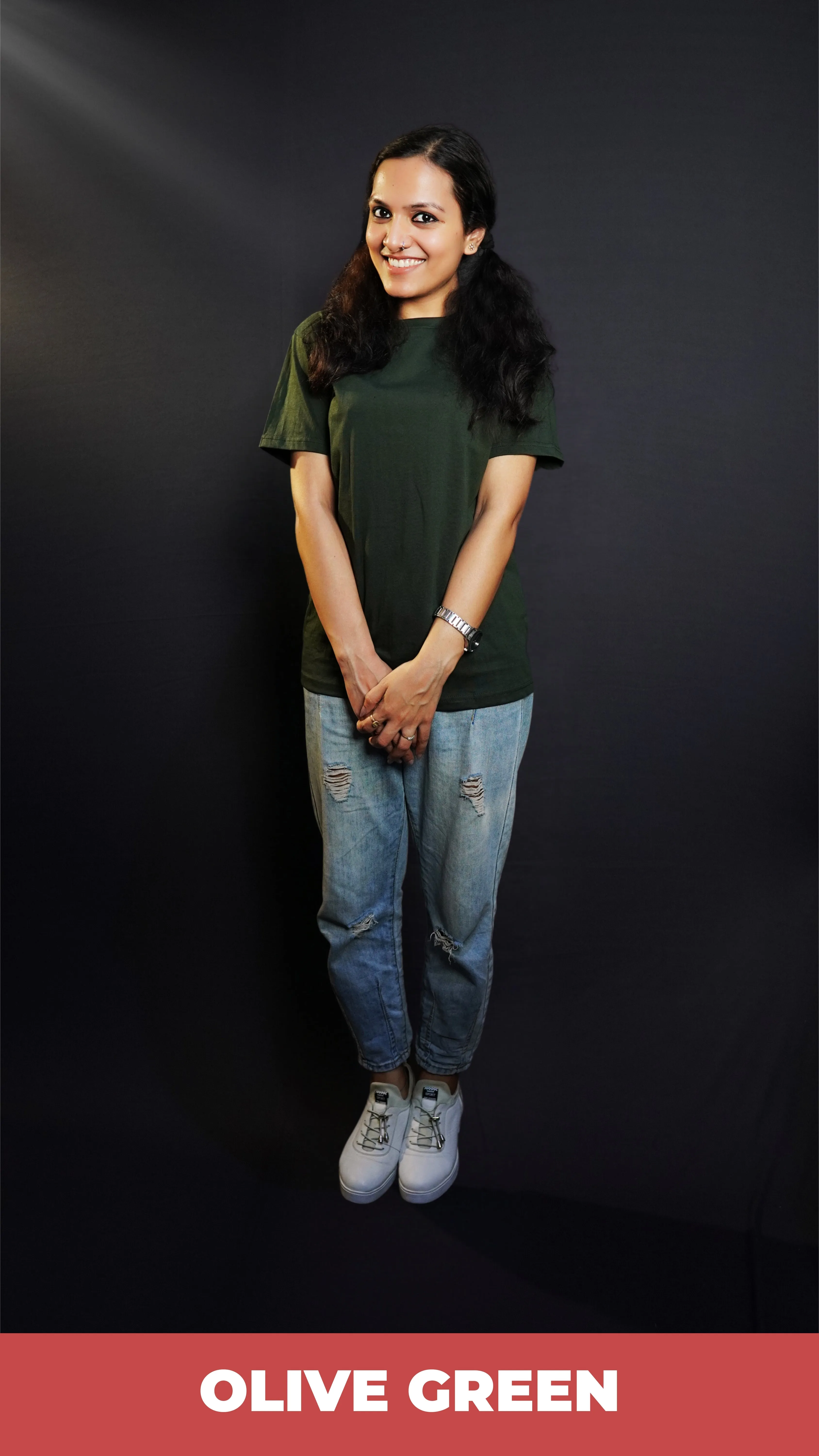 Unisex Olive Green T shirt