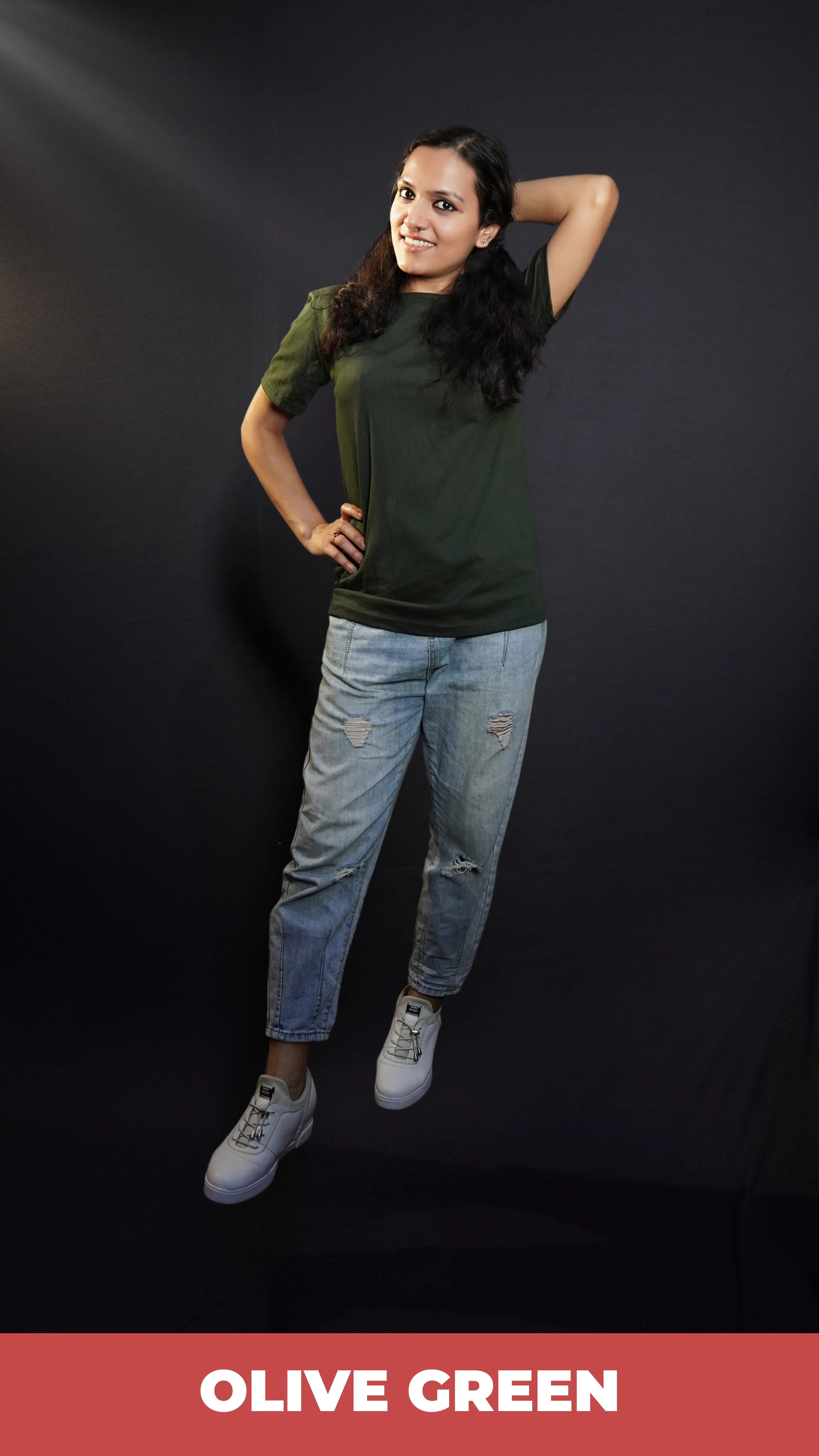 Unisex Olive Green T shirt