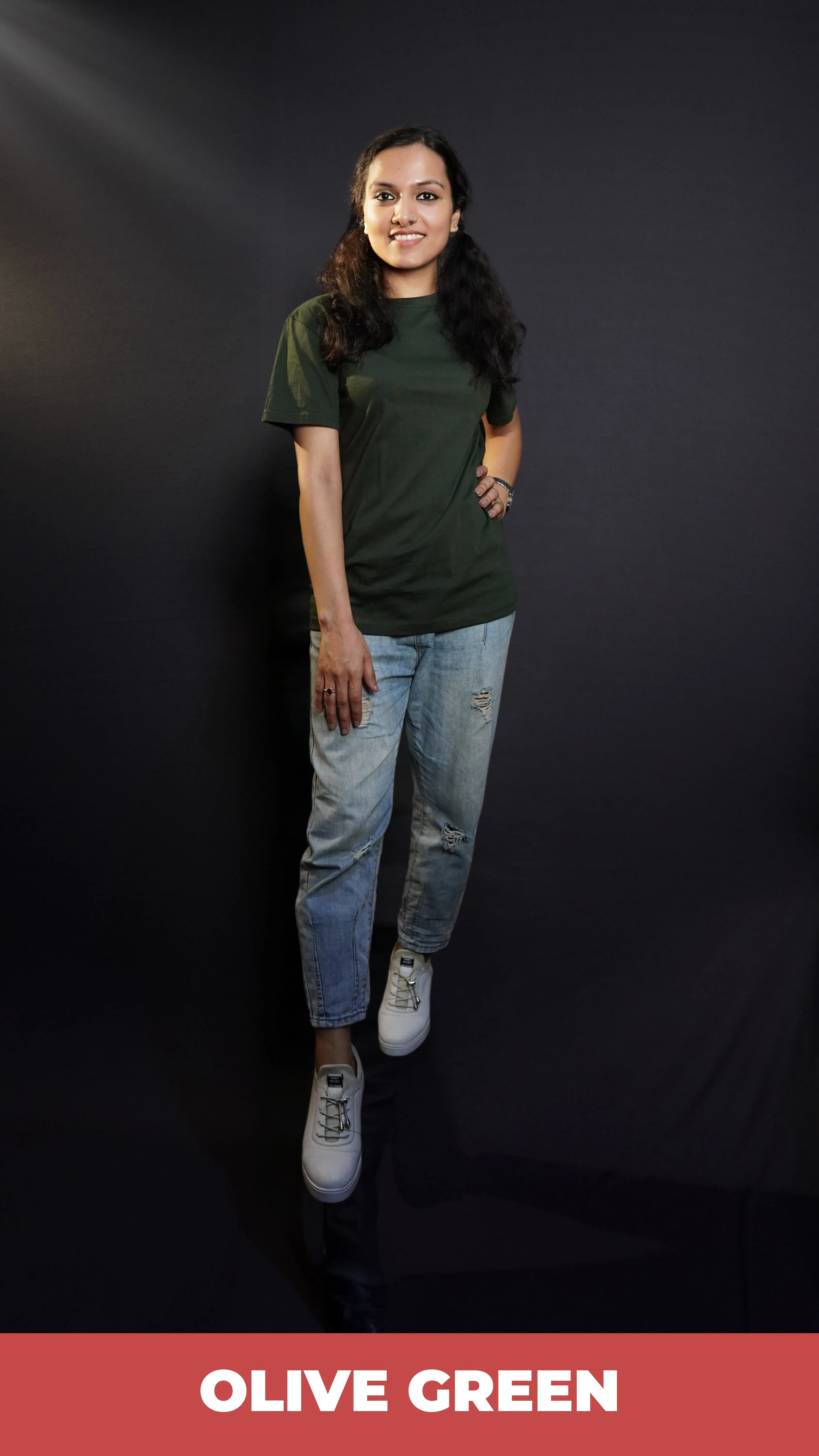 Unisex Olive Green T shirt