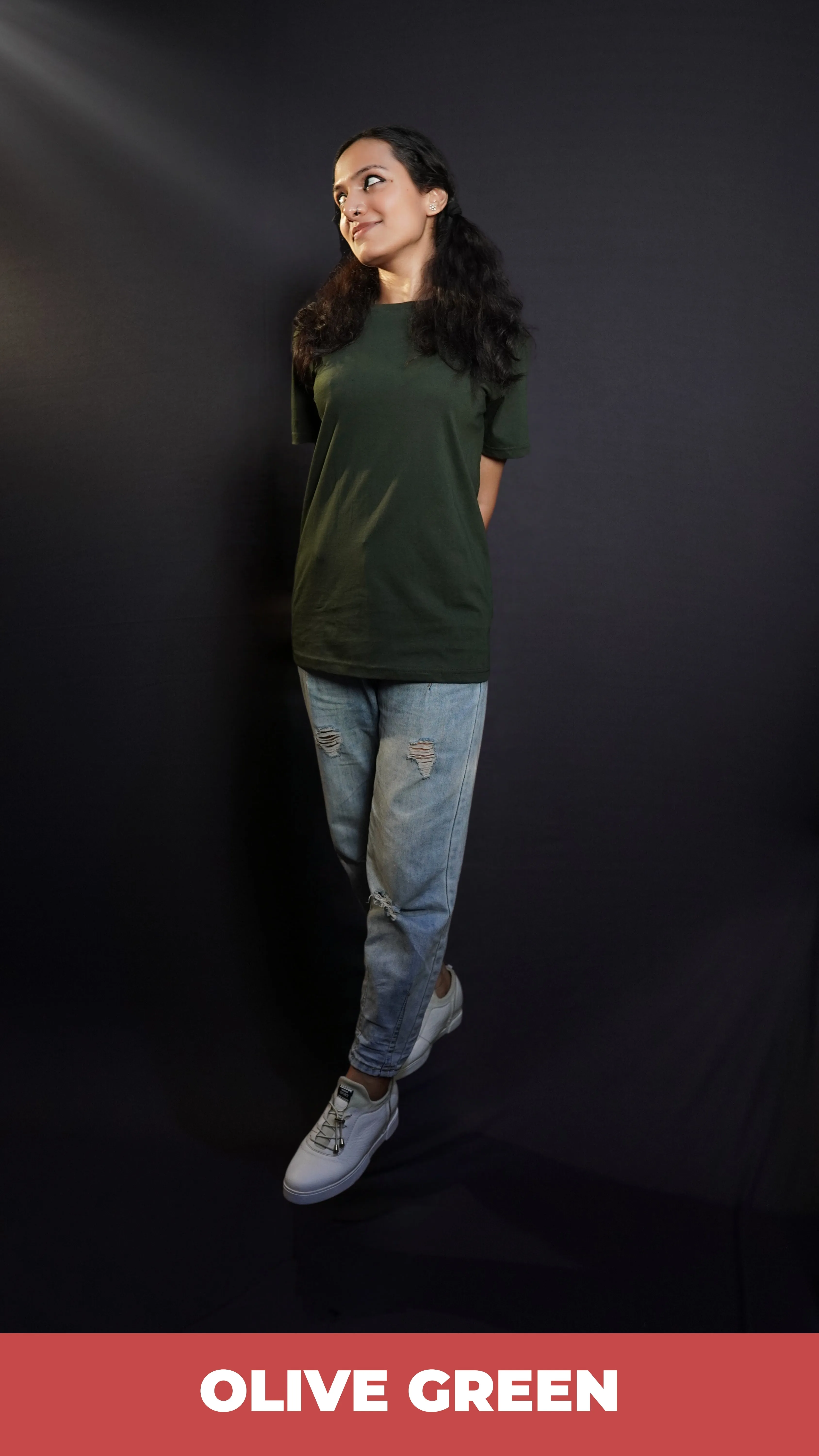 Unisex Olive Green T shirt