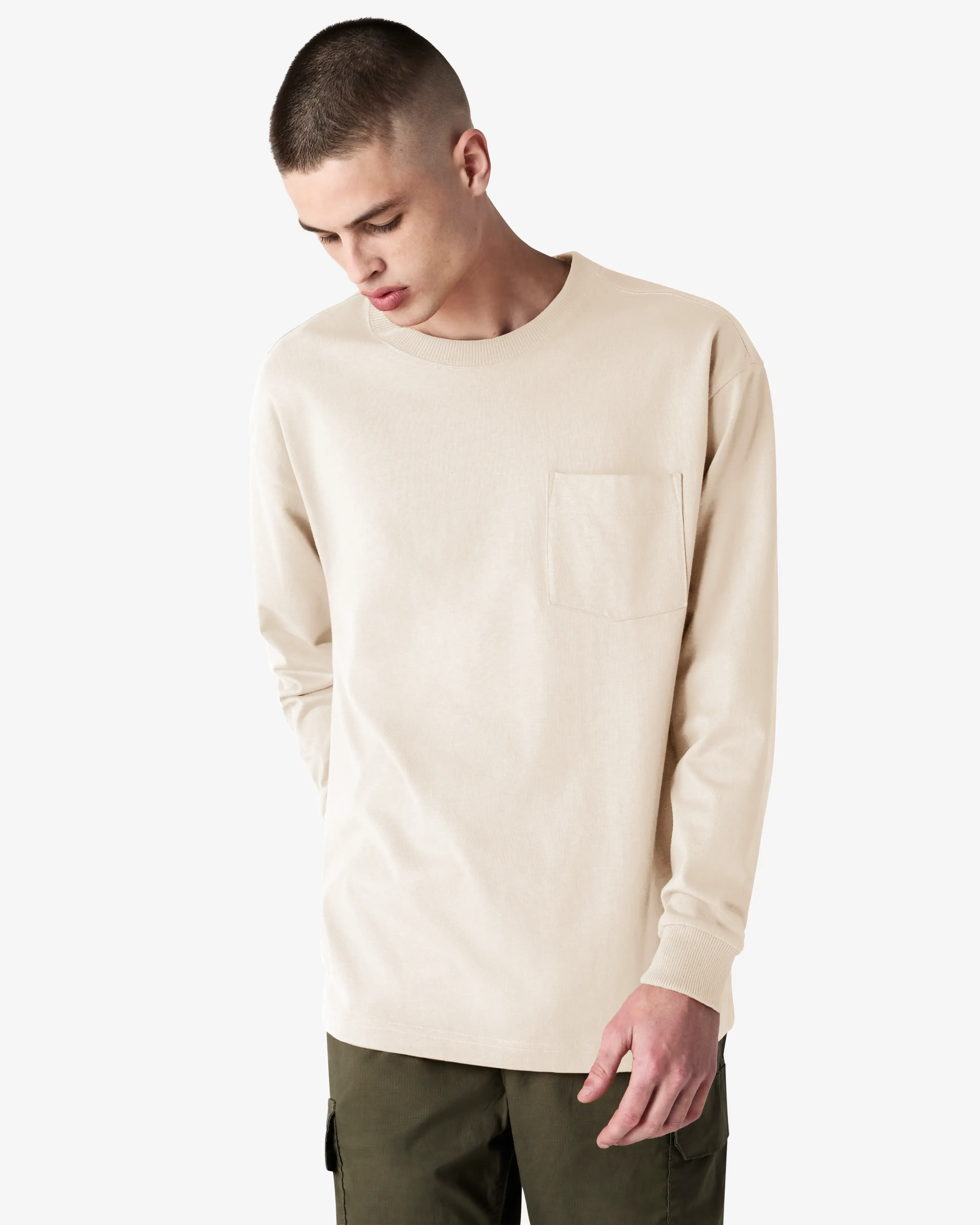 Unisex Oversized Fit Super Heavyweight Long Sleeve T-shirt