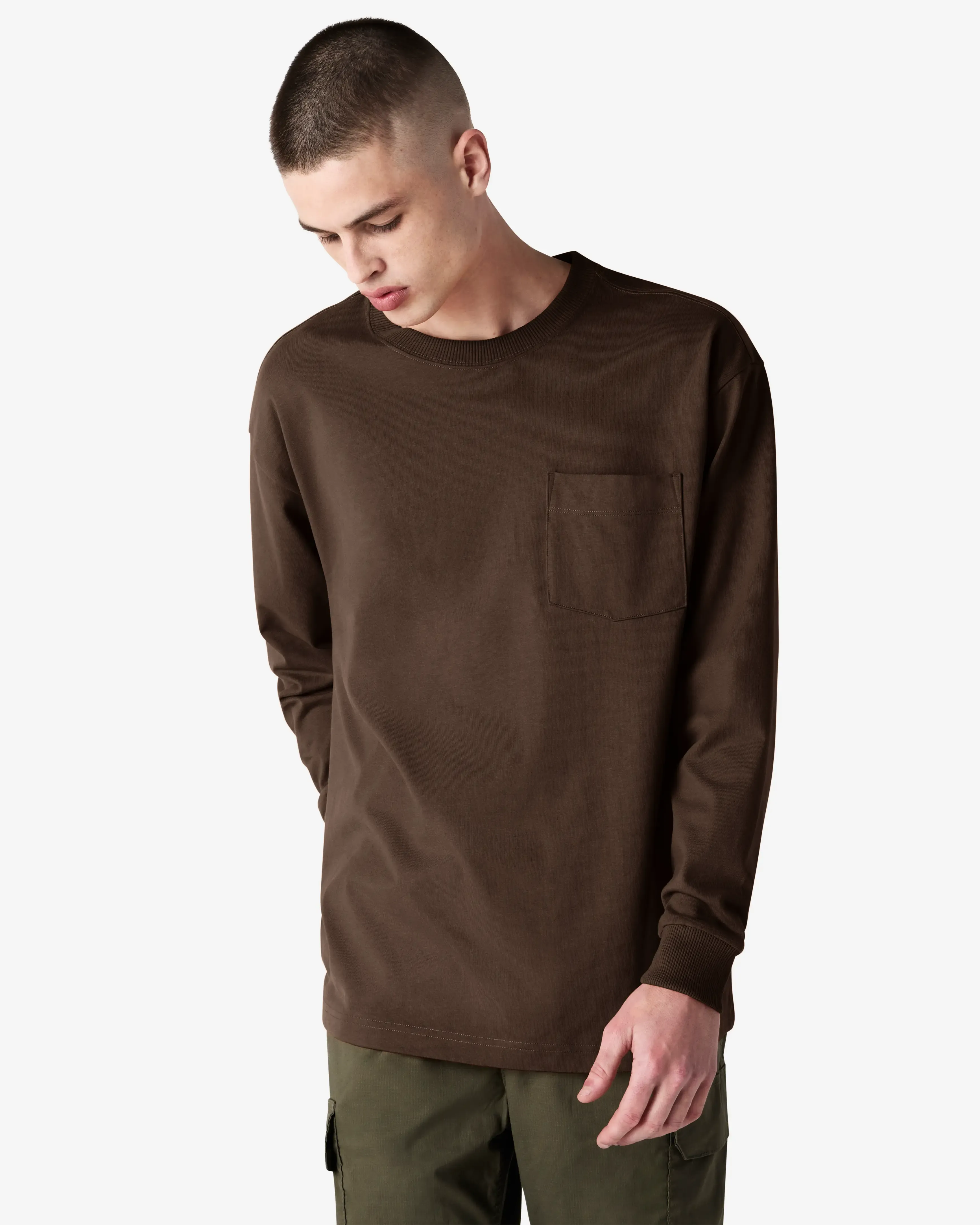 Unisex Oversized Fit Super Heavyweight Long Sleeve T-shirt