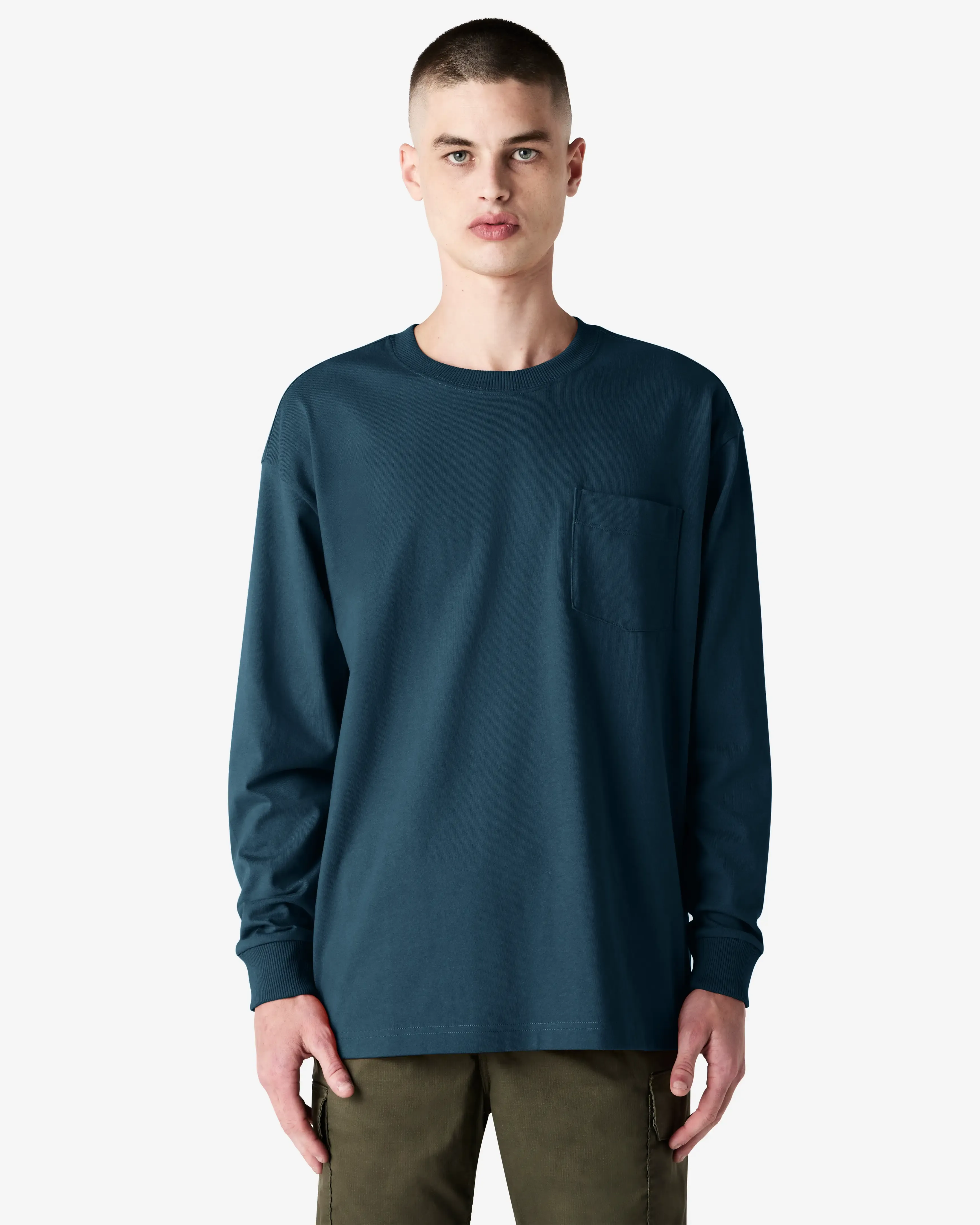 Unisex Oversized Fit Super Heavyweight Long Sleeve T-shirt