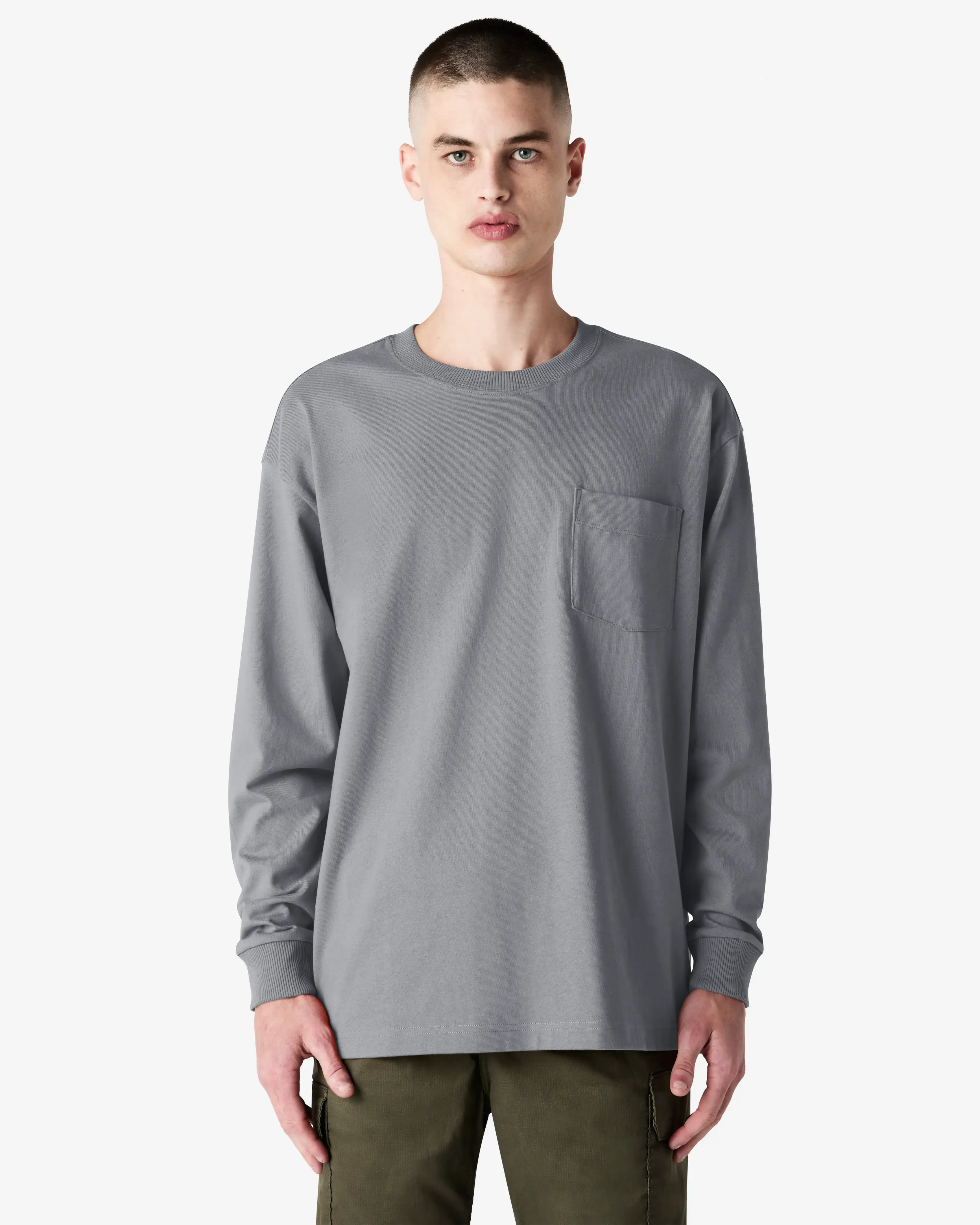 Unisex Oversized Fit Super Heavyweight Long Sleeve T-shirt