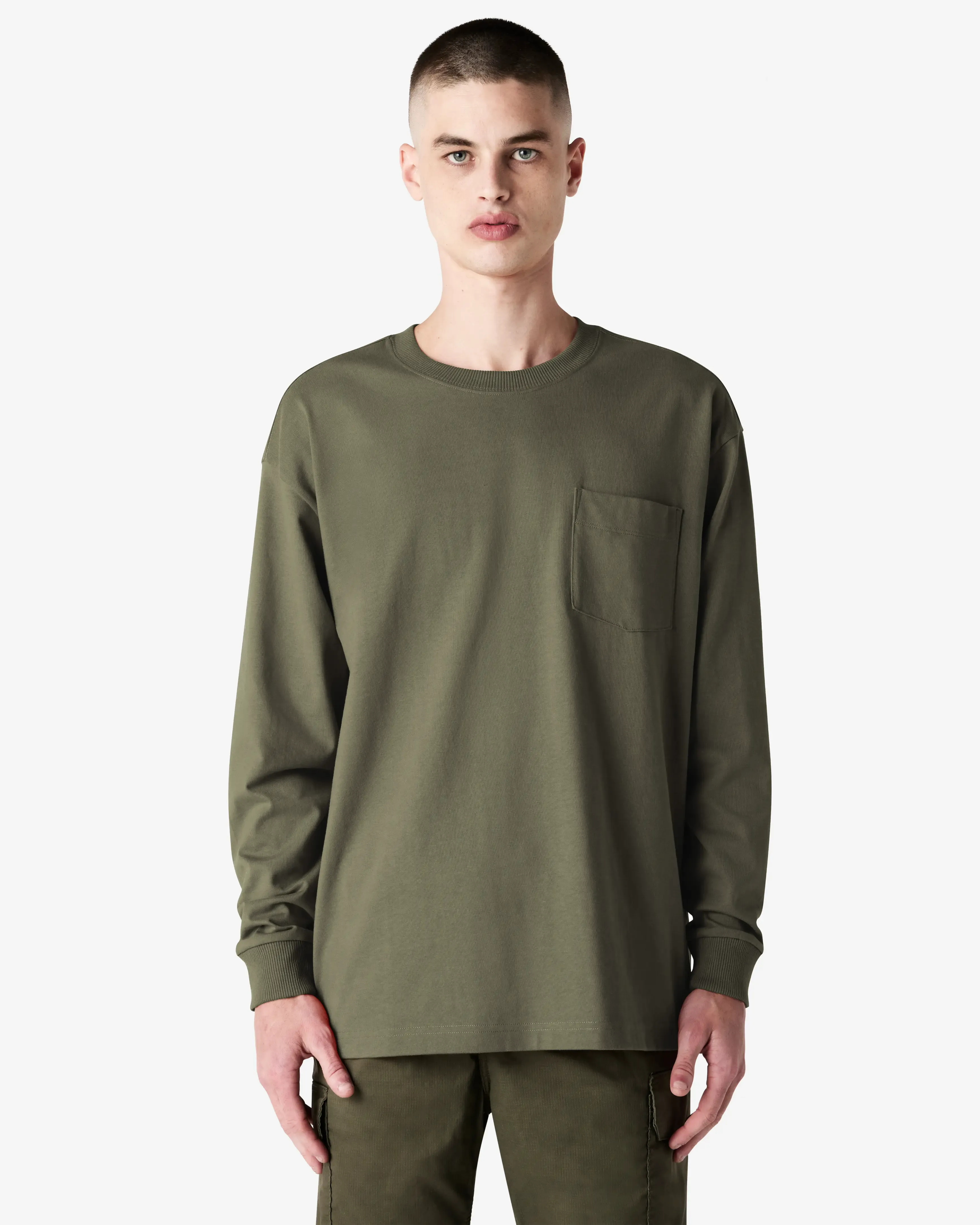 Unisex Oversized Fit Super Heavyweight Long Sleeve T-shirt