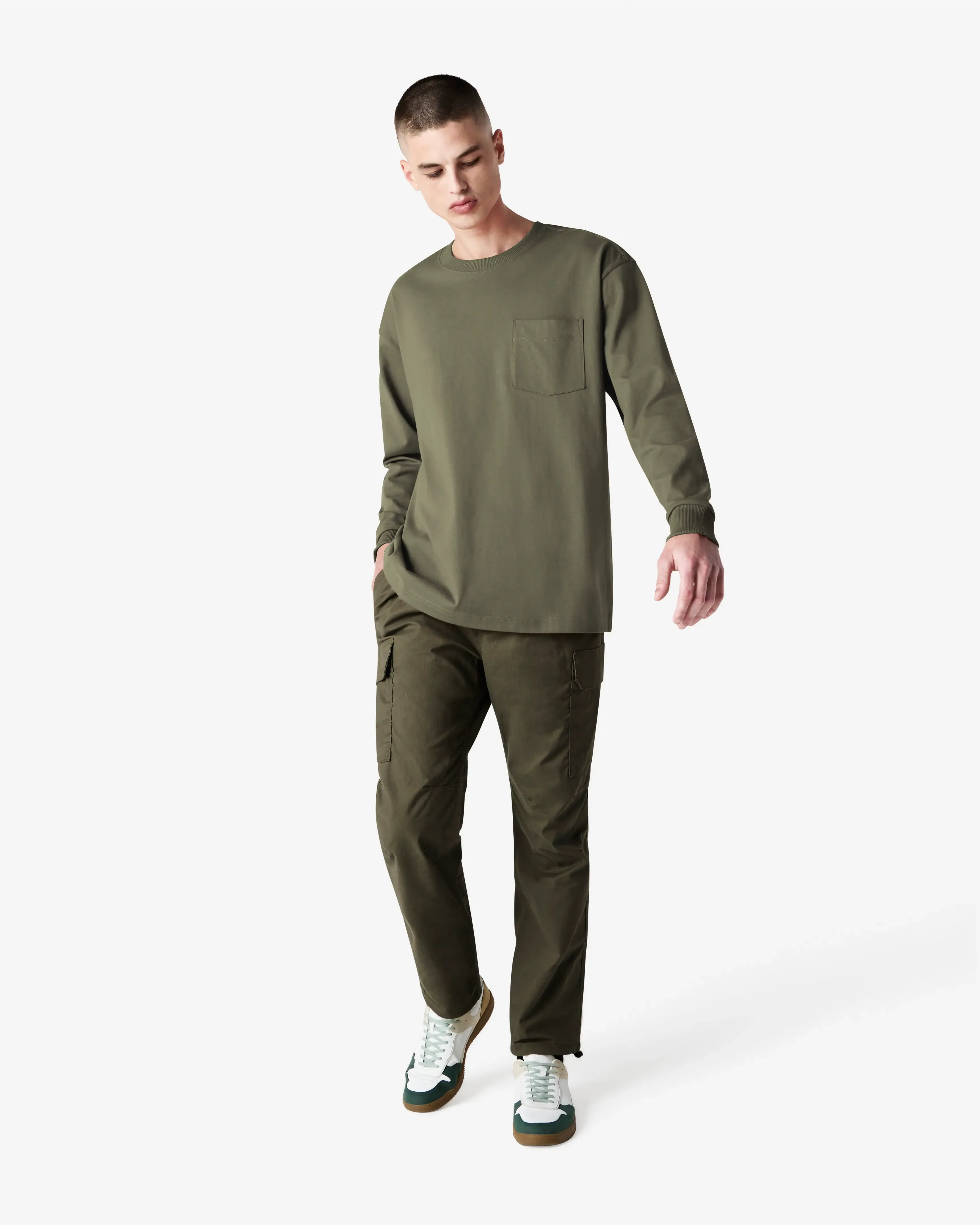 Unisex Oversized Fit Super Heavyweight Long Sleeve T-shirt