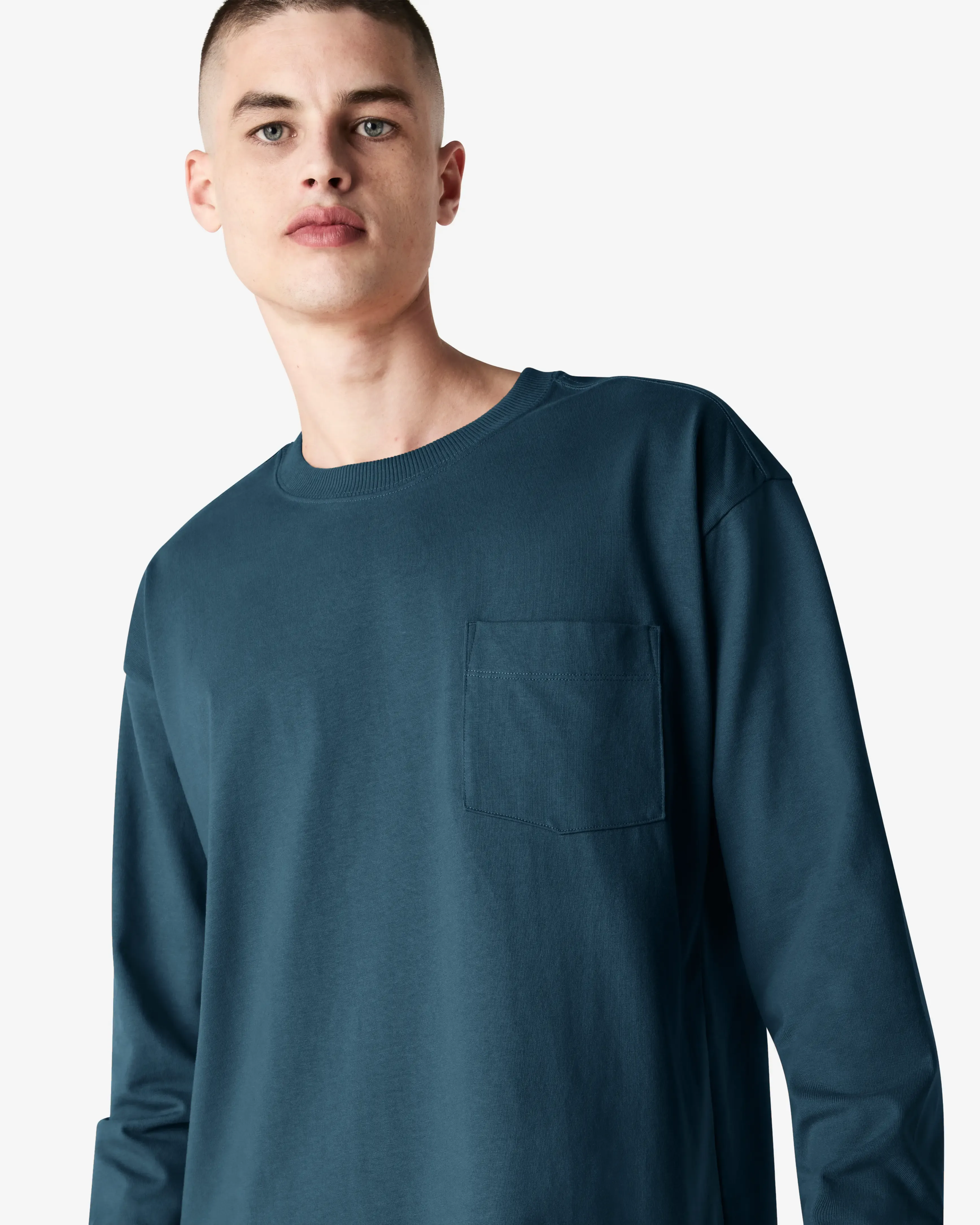 Unisex Oversized Fit Super Heavyweight Long Sleeve T-shirt