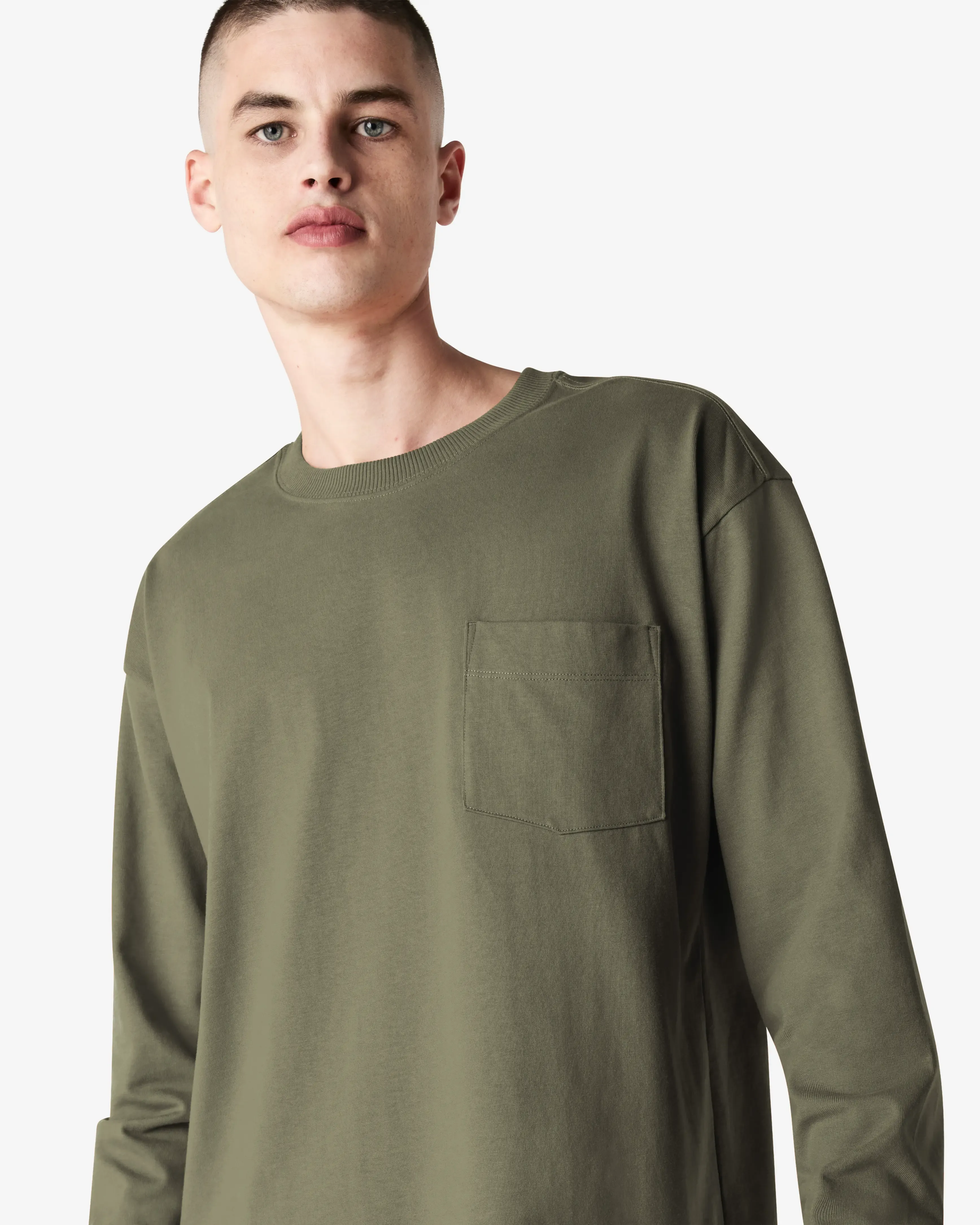 Unisex Oversized Fit Super Heavyweight Long Sleeve T-shirt