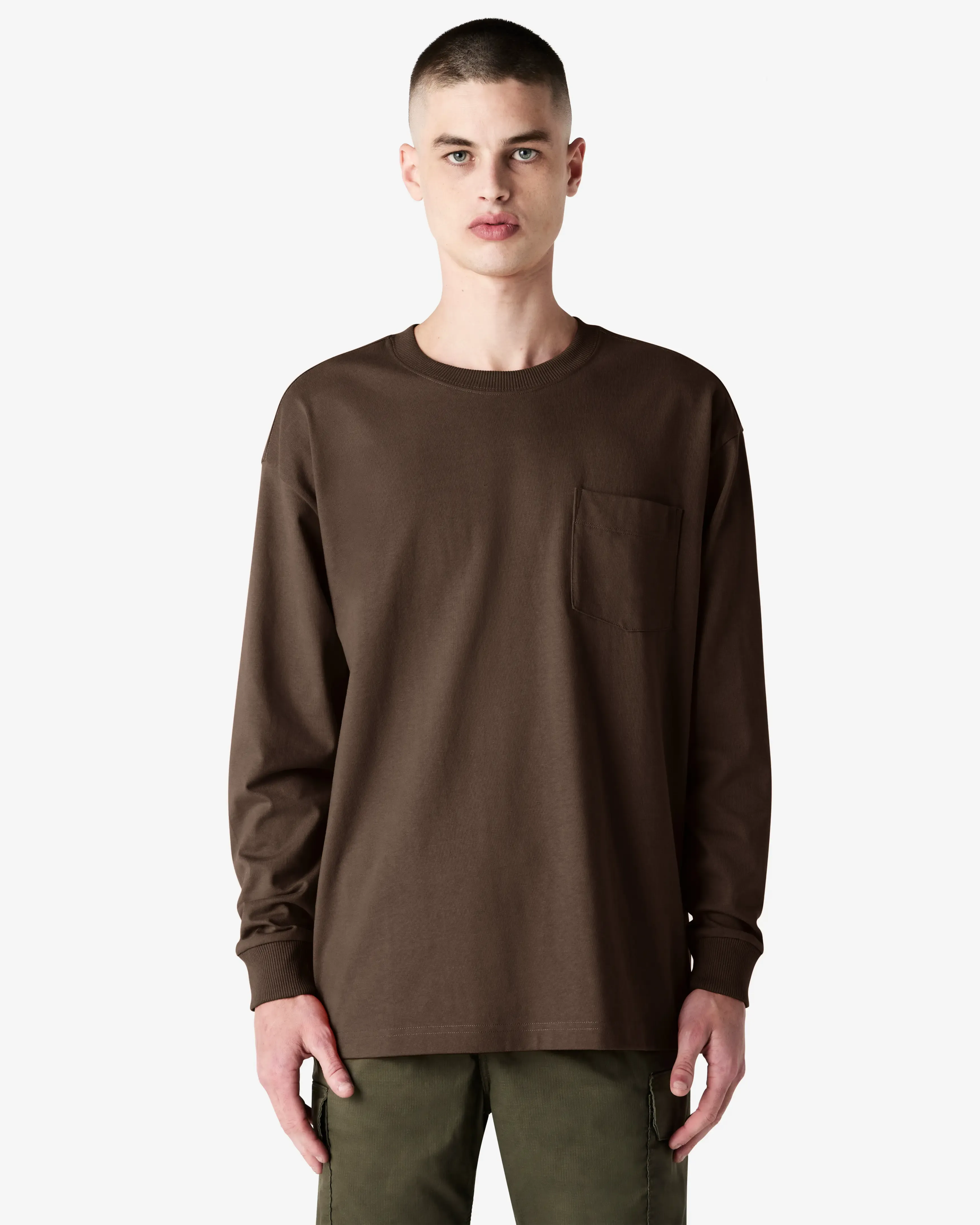 Unisex Oversized Fit Super Heavyweight Long Sleeve T-shirt
