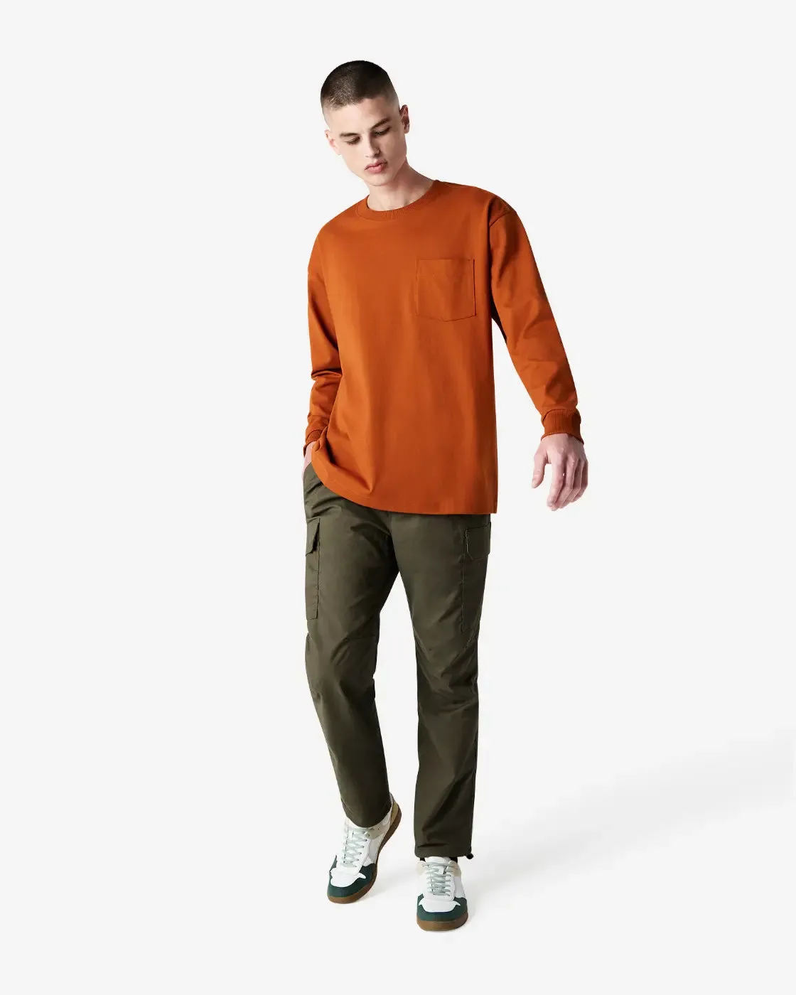 Unisex Oversized Fit Super Heavyweight Long Sleeve T-shirt