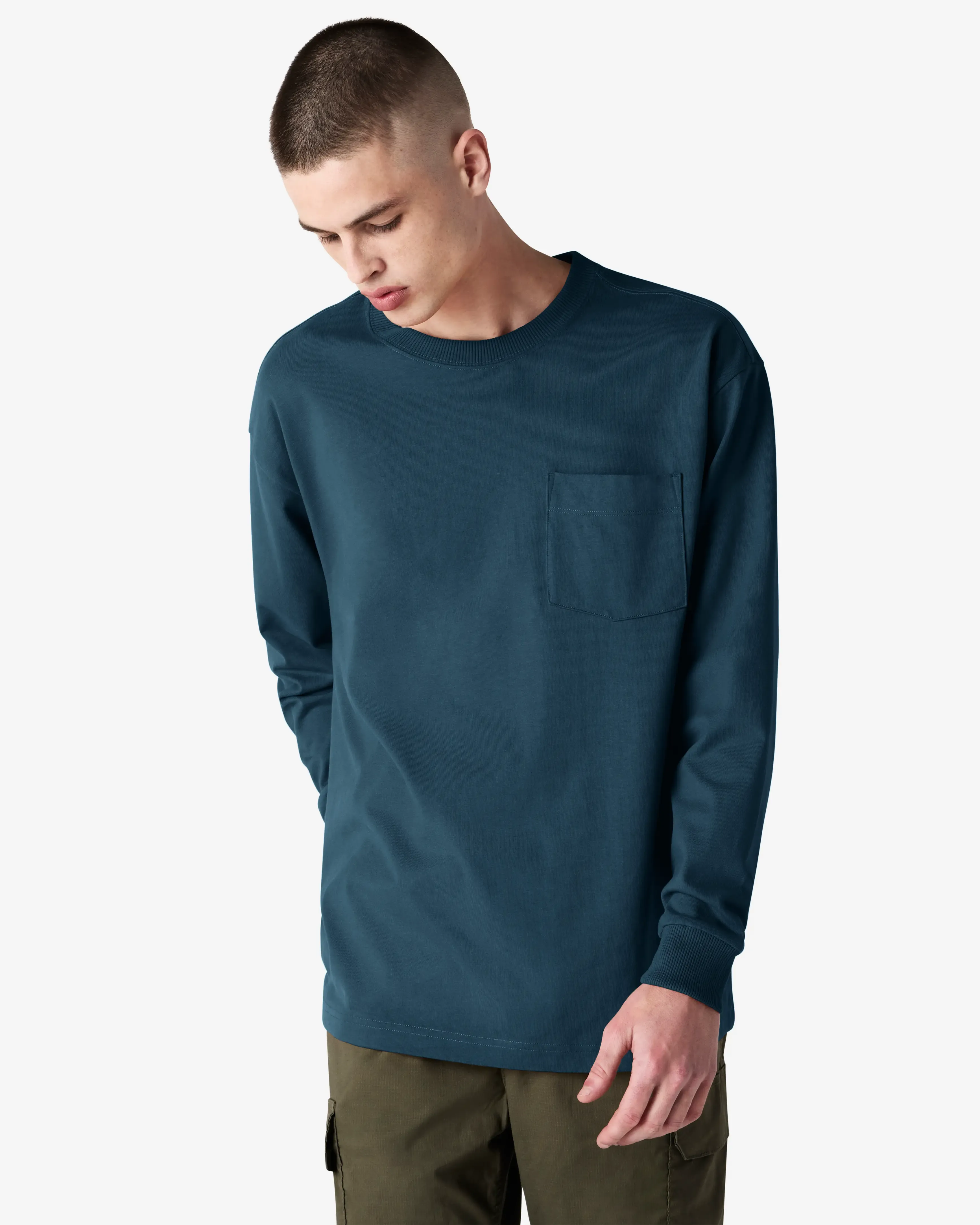 Unisex Oversized Fit Super Heavyweight Long Sleeve T-shirt