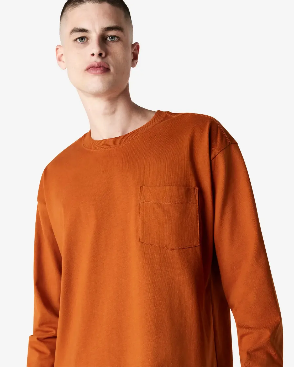 Unisex Oversized Fit Super Heavyweight Long Sleeve T-shirt