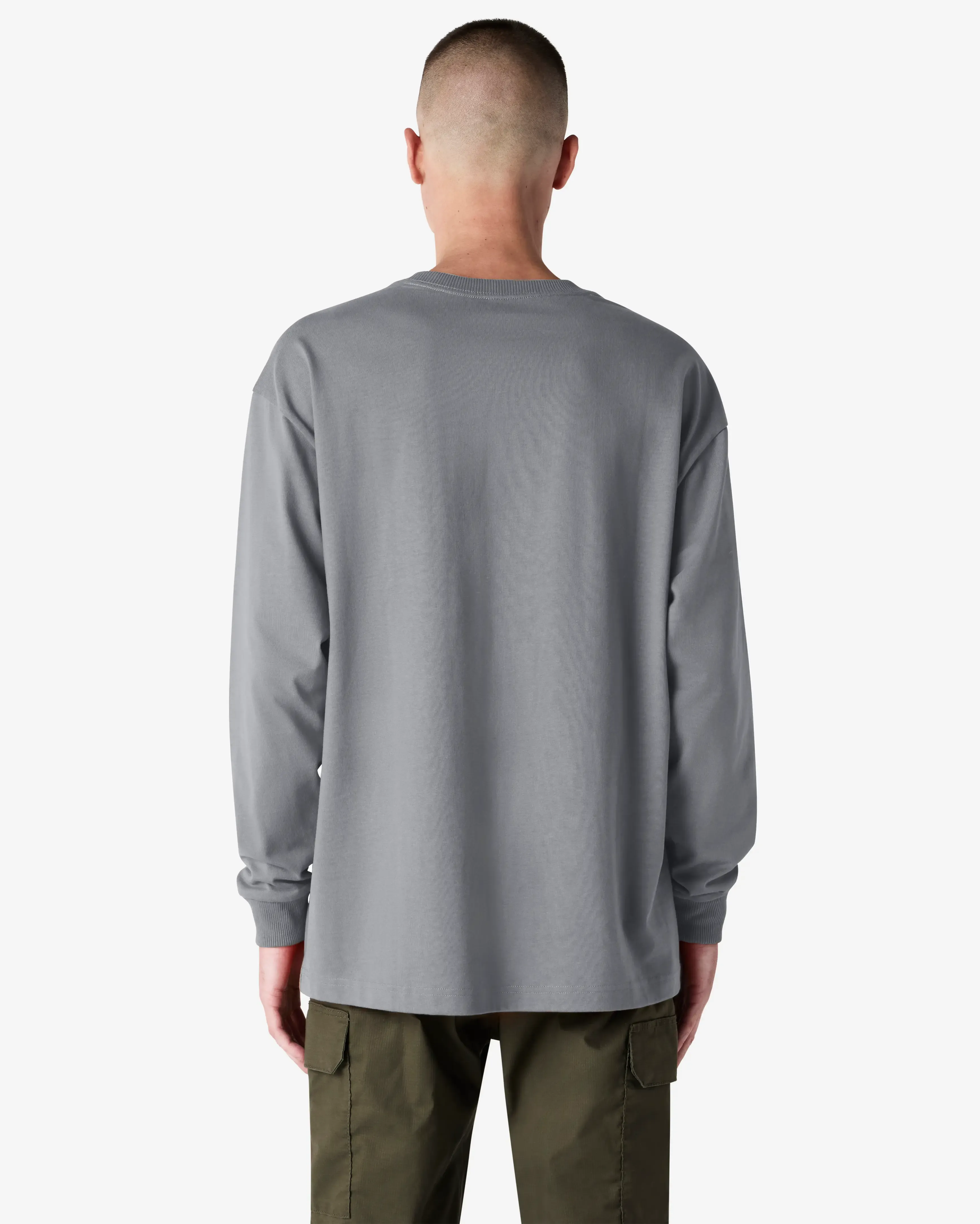 Unisex Oversized Fit Super Heavyweight Long Sleeve T-shirt