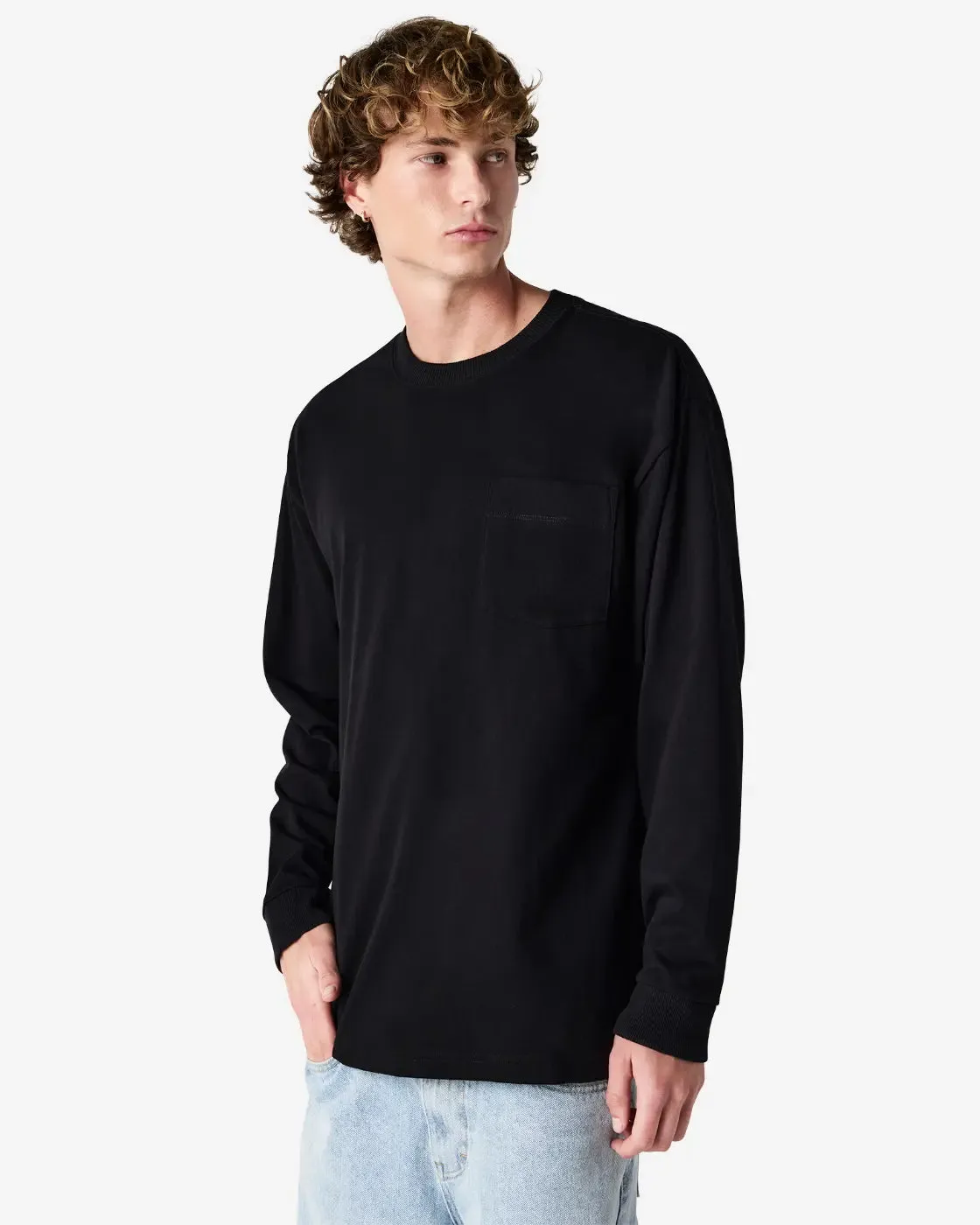 Unisex Oversized Fit Super Heavyweight Long Sleeve T-shirt
