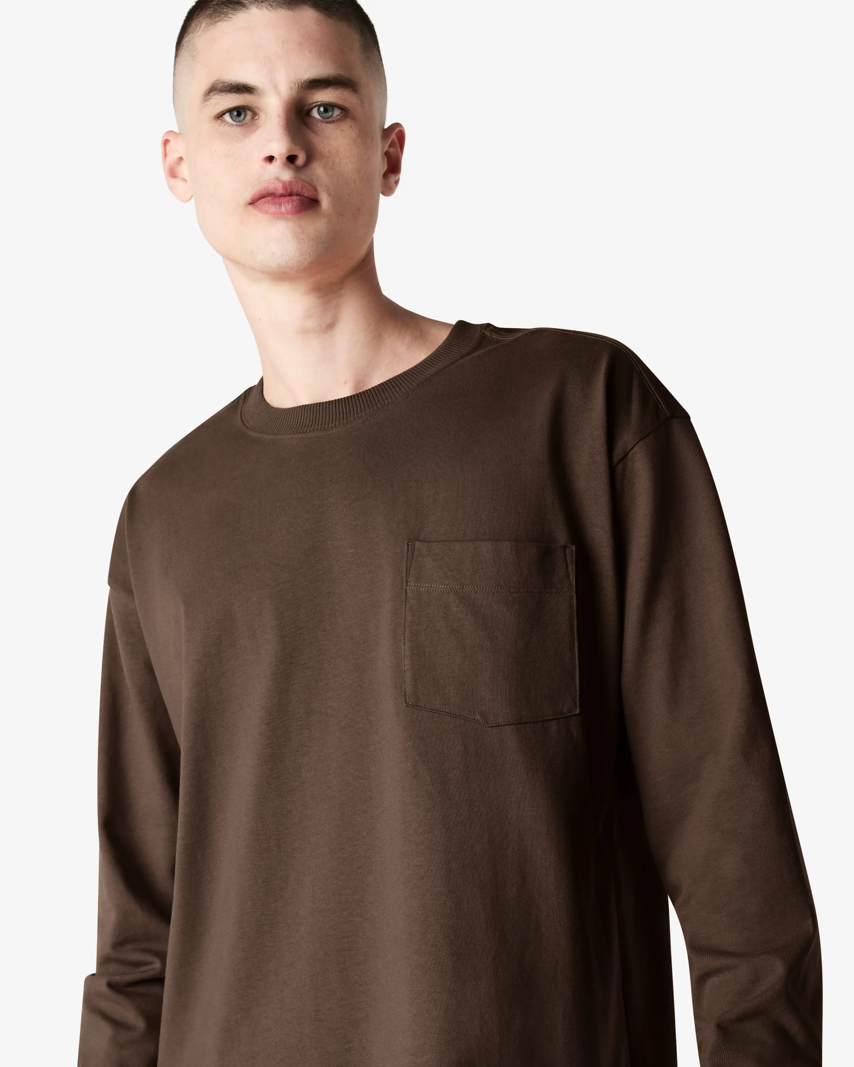 Unisex Oversized Fit Super Heavyweight Long Sleeve T-shirt