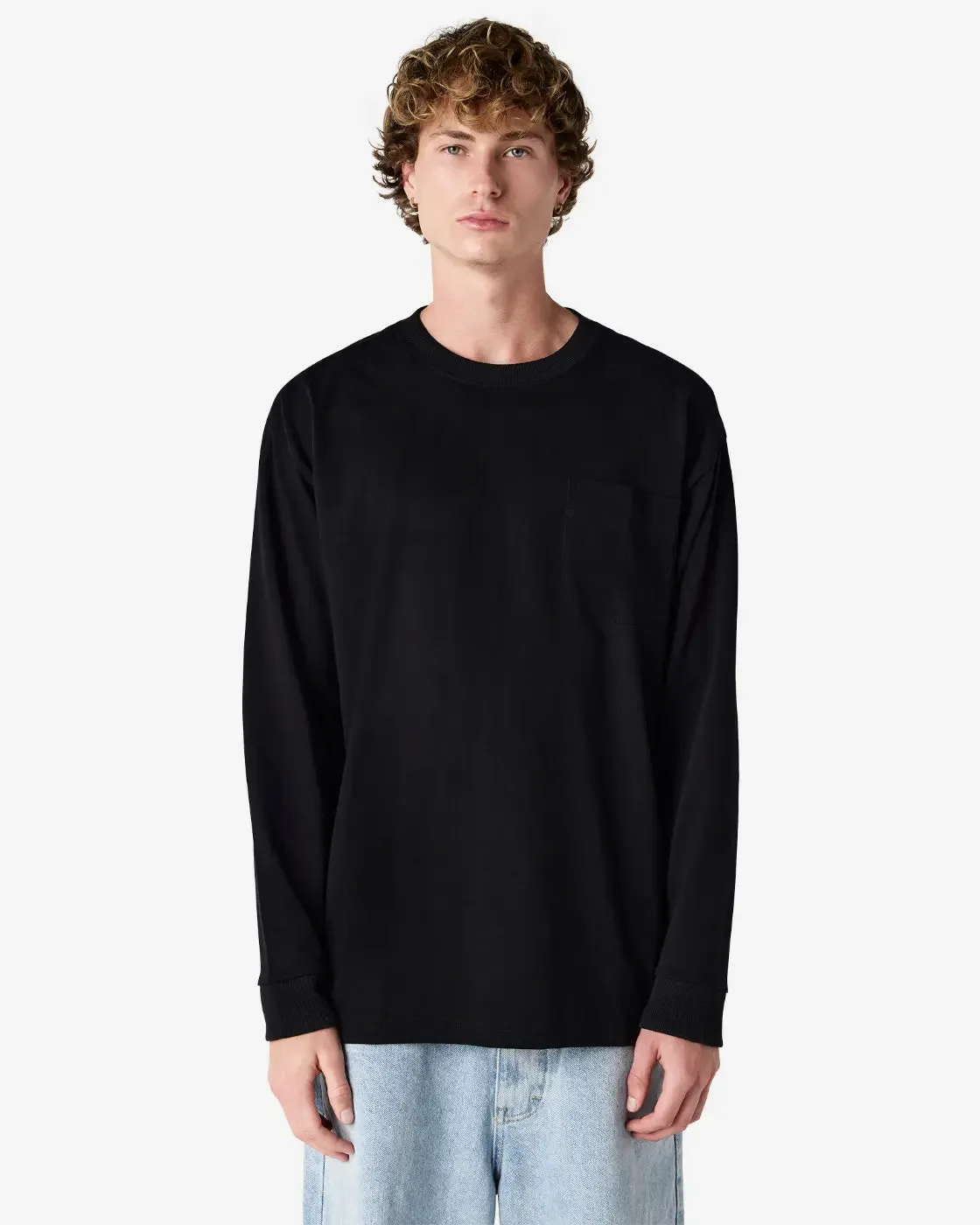 Unisex Oversized Fit Super Heavyweight Long Sleeve T-shirt
