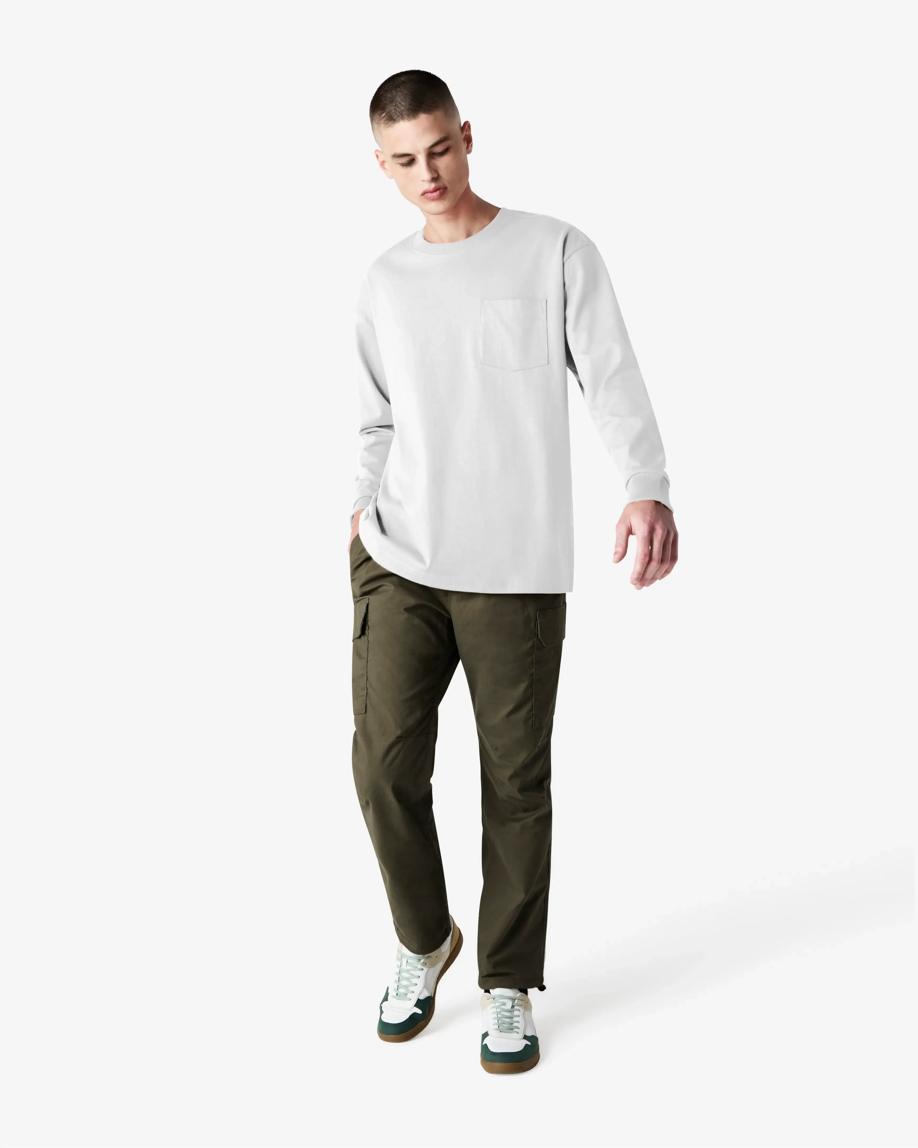 Unisex Oversized Fit Super Heavyweight Long Sleeve T-shirt