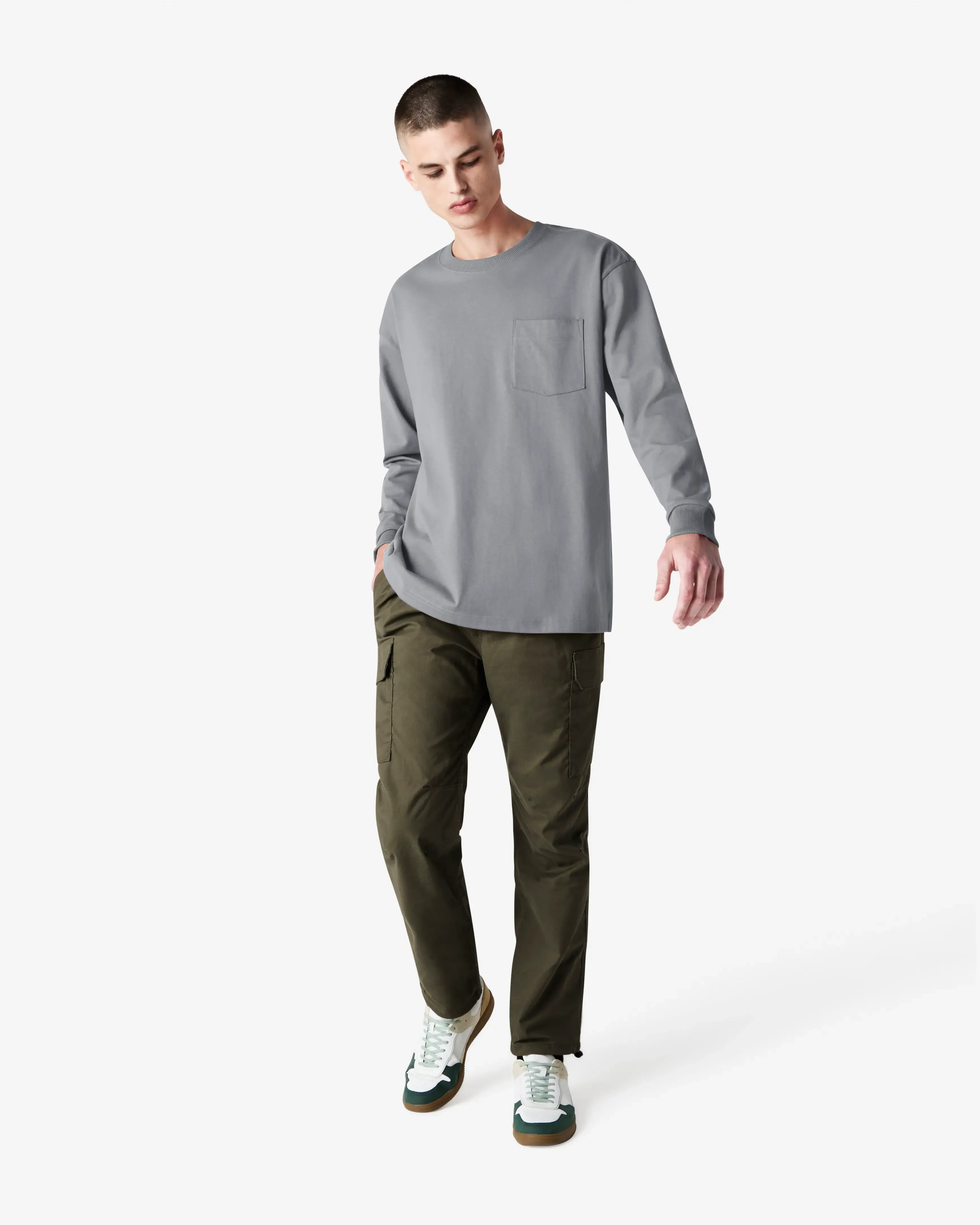 Unisex Oversized Fit Super Heavyweight Long Sleeve T-shirt