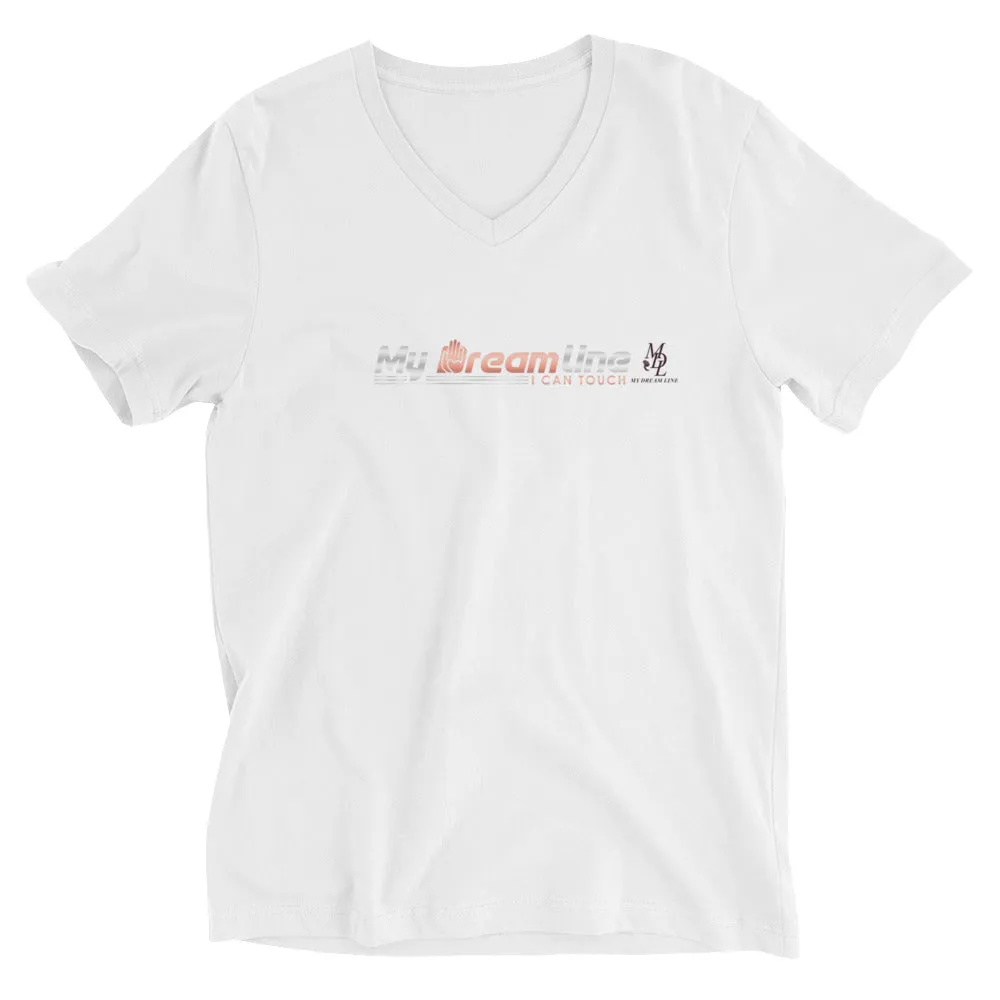 Unisex Short Sleeve V-Neck T-Shirt