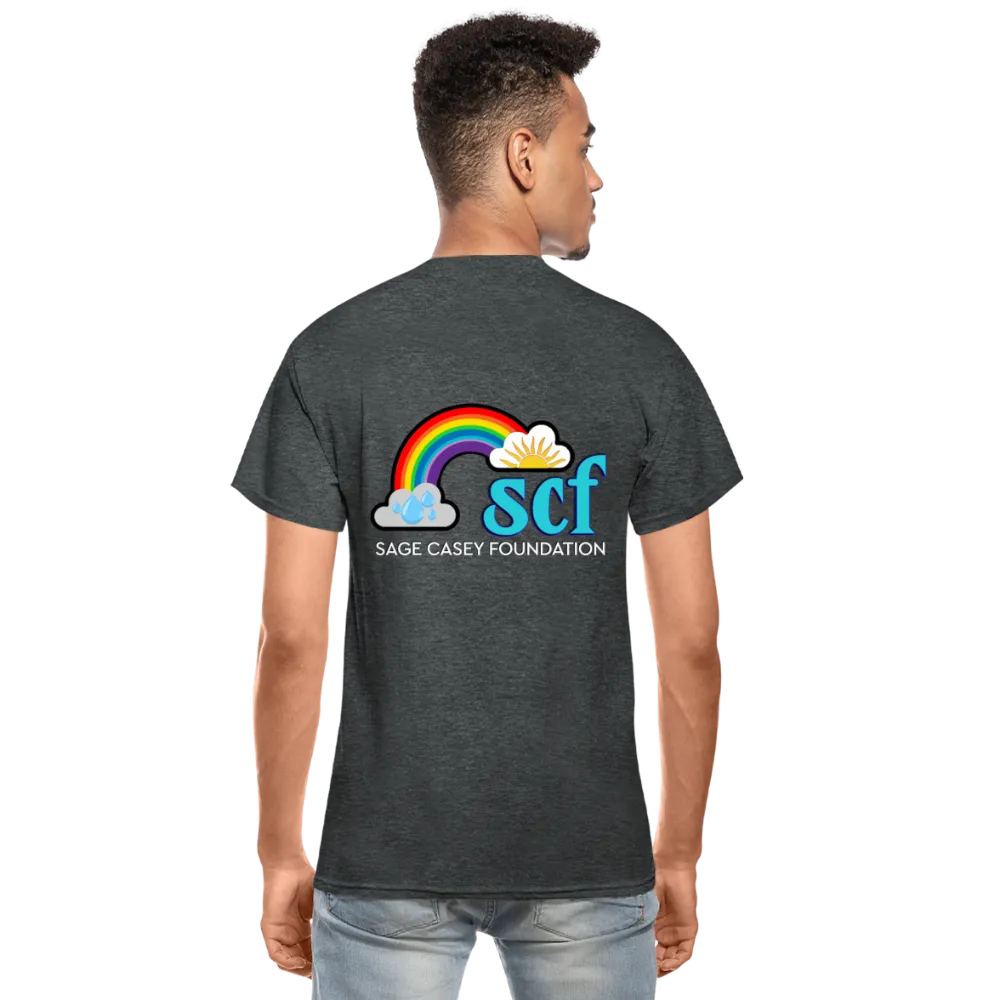 Unisex T-Shirt - Pocket Heart Semicolon/Classic SCF Logo