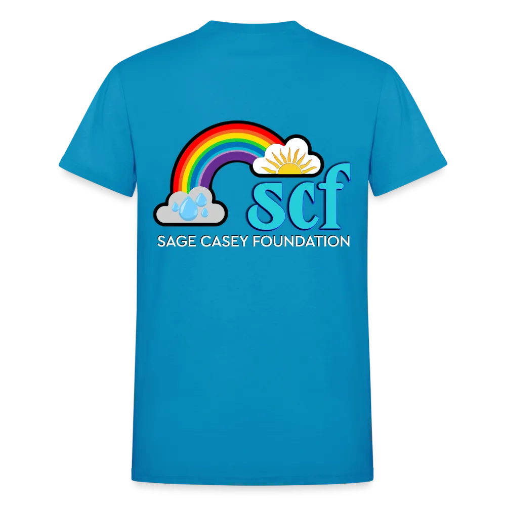 Unisex T-Shirt - Pocket Heart Semicolon/Classic SCF Logo