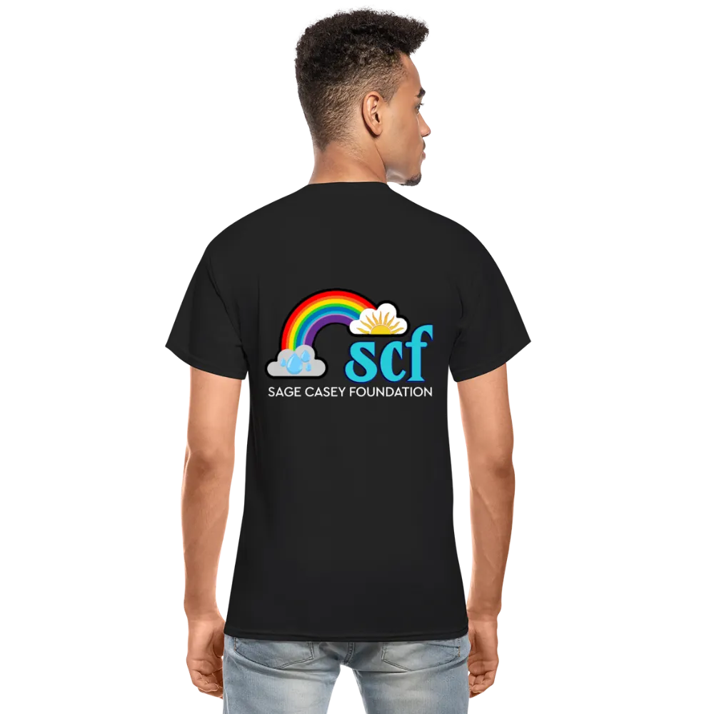 Unisex T-Shirt - Pocket Heart Semicolon/Classic SCF Logo