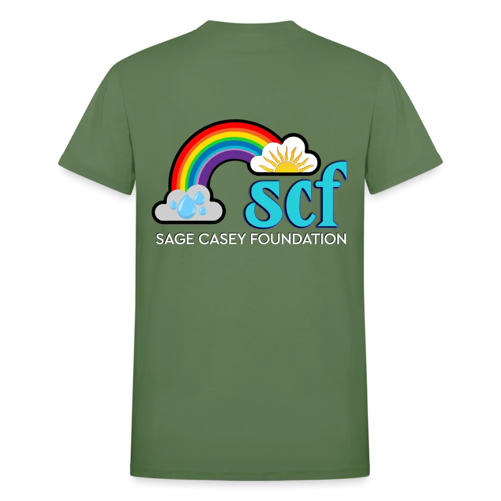Unisex T-Shirt - Pocket Heart Semicolon/Classic SCF Logo