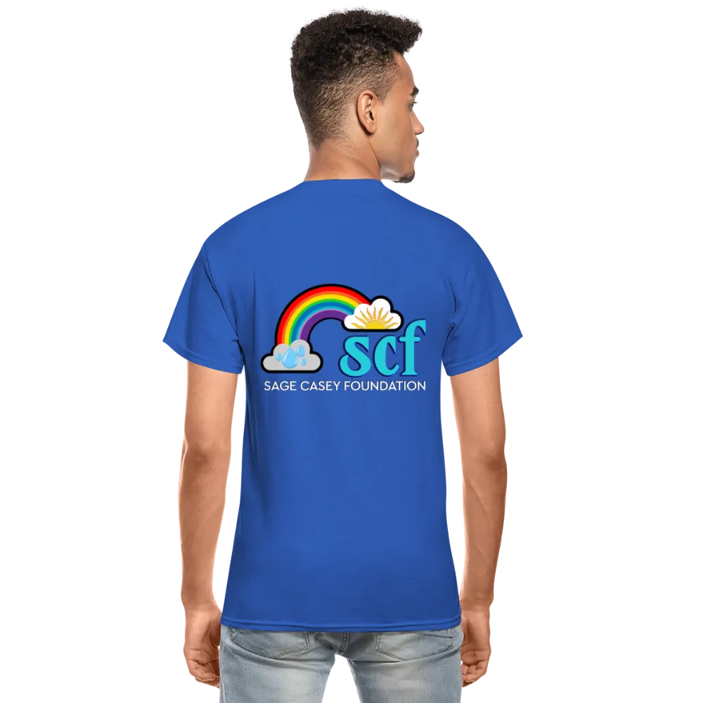 Unisex T-Shirt - Pocket Heart Semicolon/Classic SCF Logo