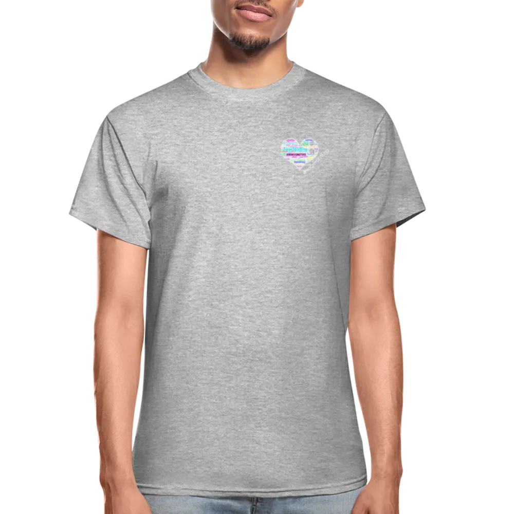Unisex T-Shirt - Pocket Heart Semicolon/Classic SCF Logo