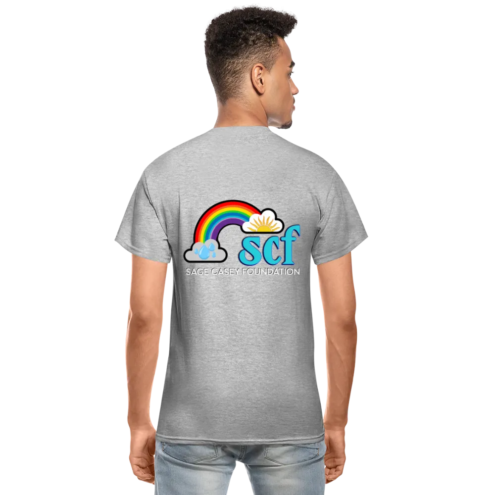 Unisex T-Shirt - Pocket Heart Semicolon/Classic SCF Logo