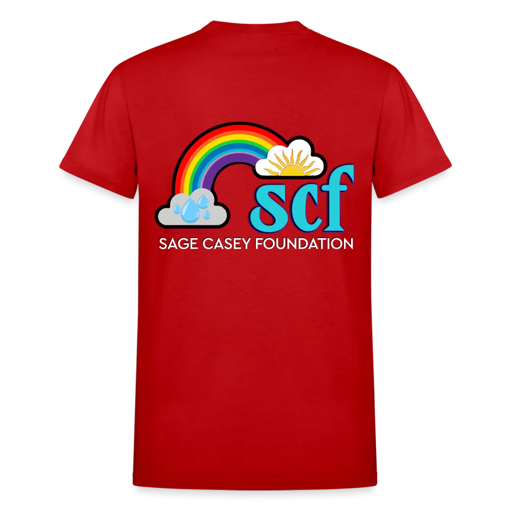 Unisex T-Shirt - Pocket Heart Semicolon/Classic SCF Logo