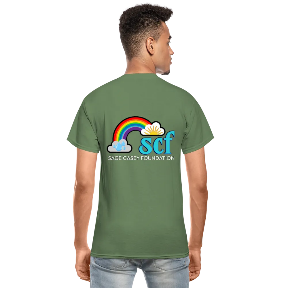 Unisex T-Shirt - Pocket Heart Semicolon/Classic SCF Logo