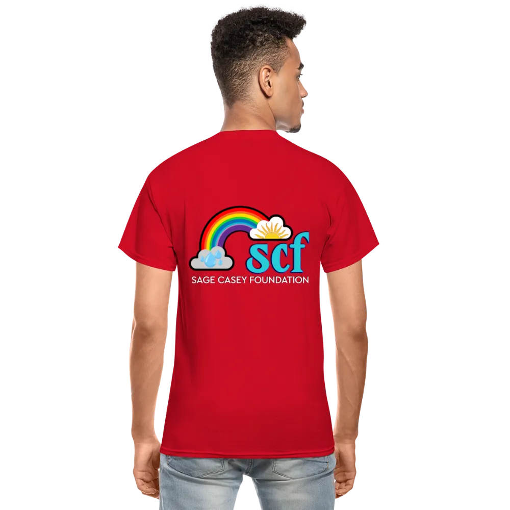 Unisex T-Shirt - Pocket Heart Semicolon/Classic SCF Logo