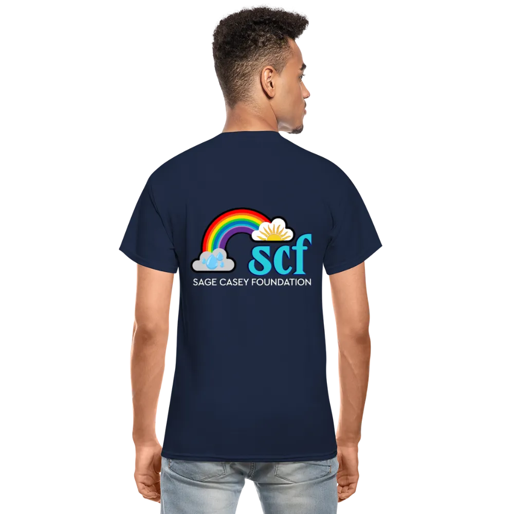 Unisex T-Shirt - Pocket Heart Semicolon/Classic SCF Logo