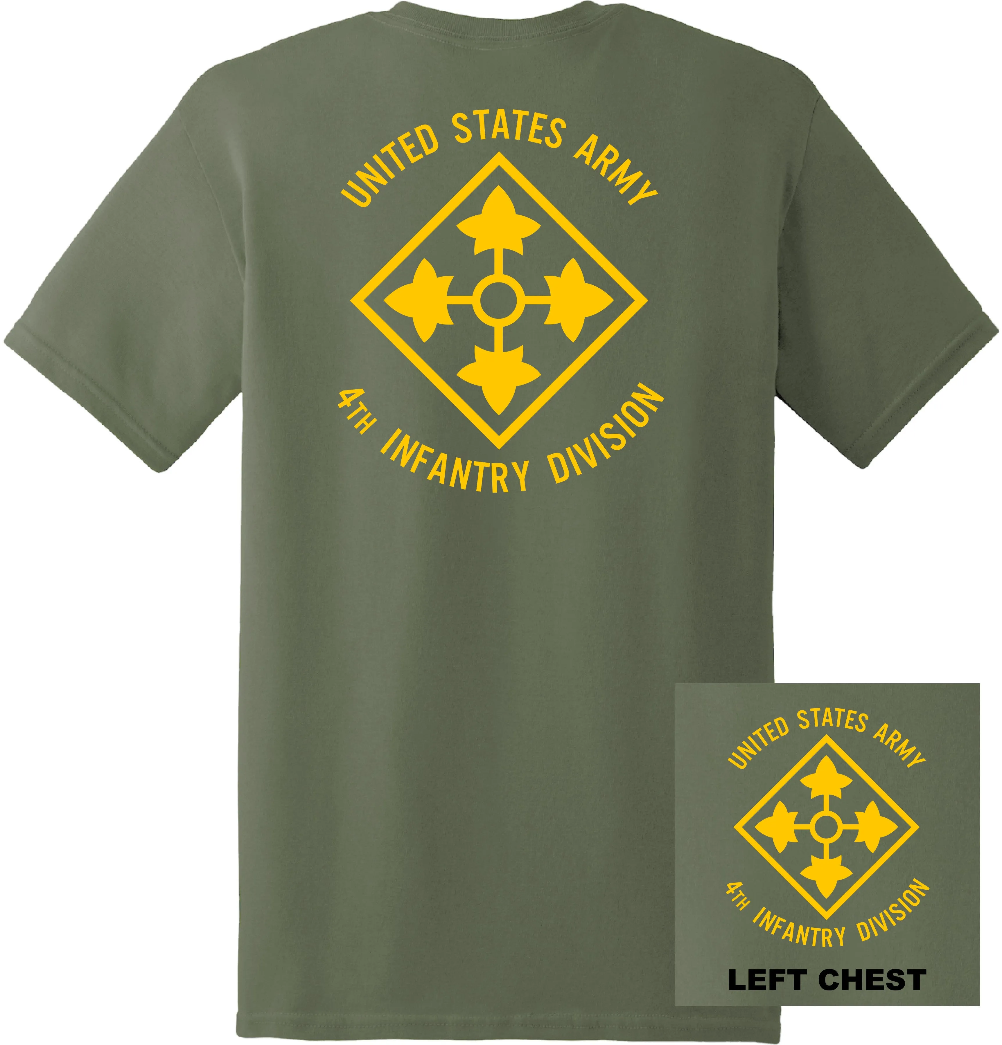 US Army - 4th Infantry Division T-Shirt