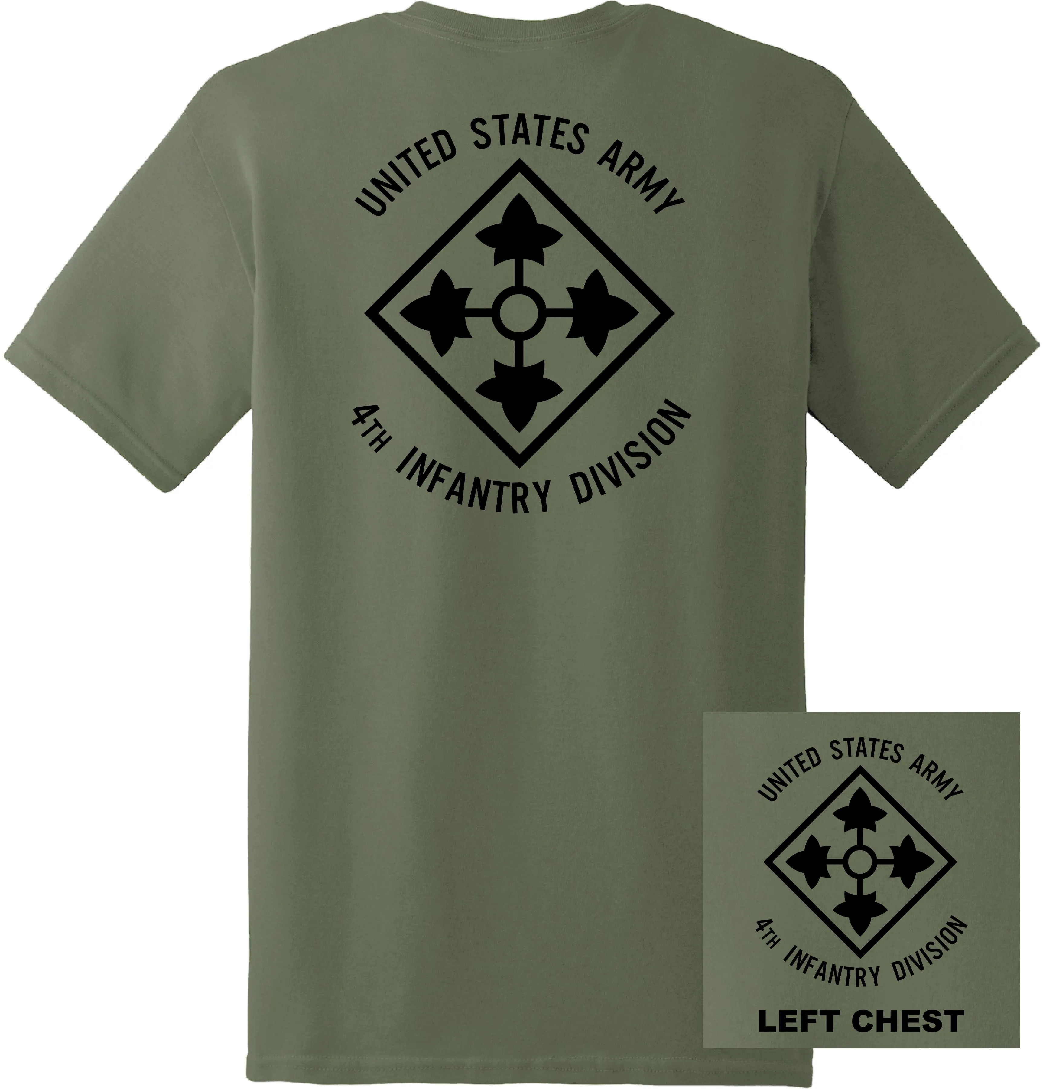 US Army - 4th Infantry Division T-Shirt