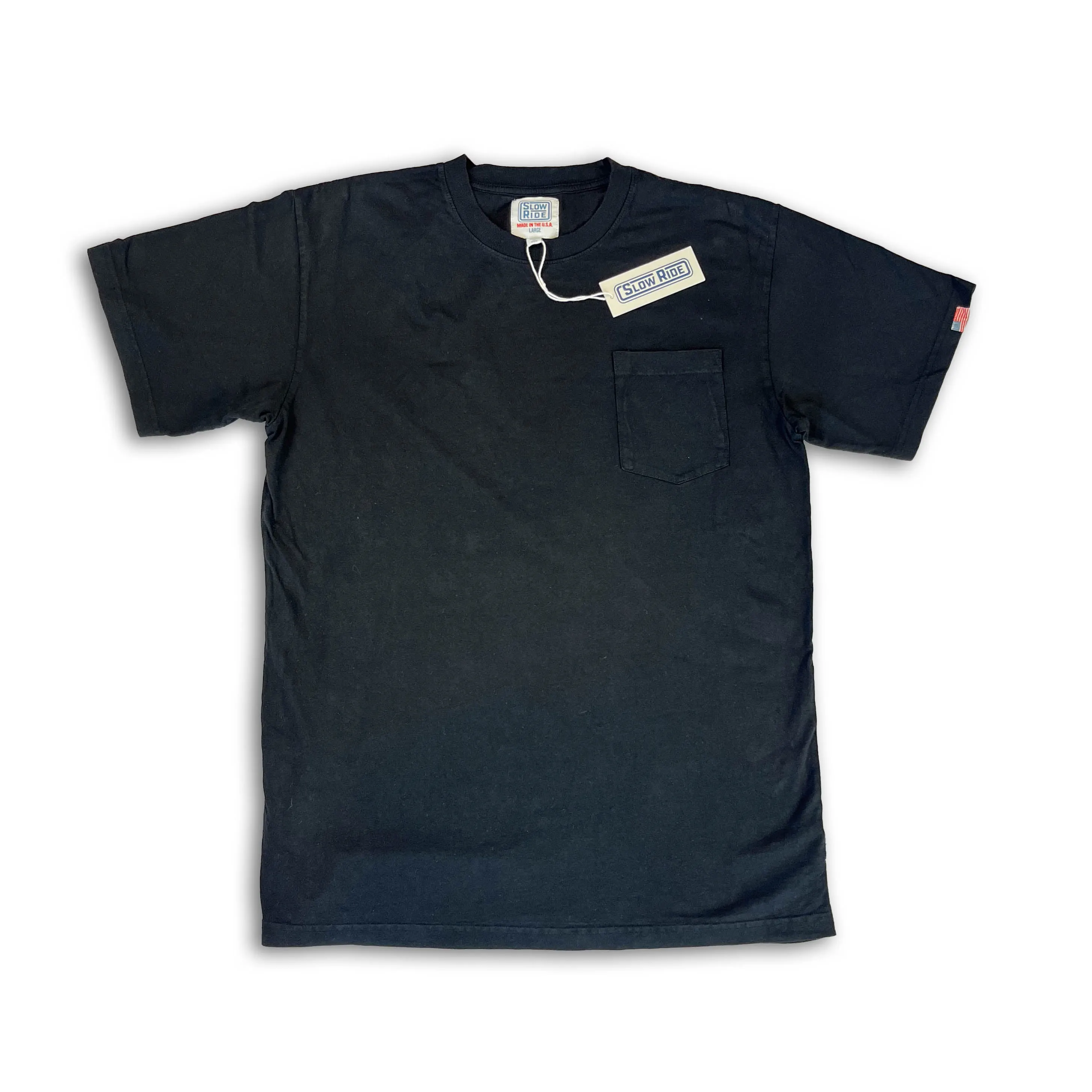 USA Made Pocket Tee Black