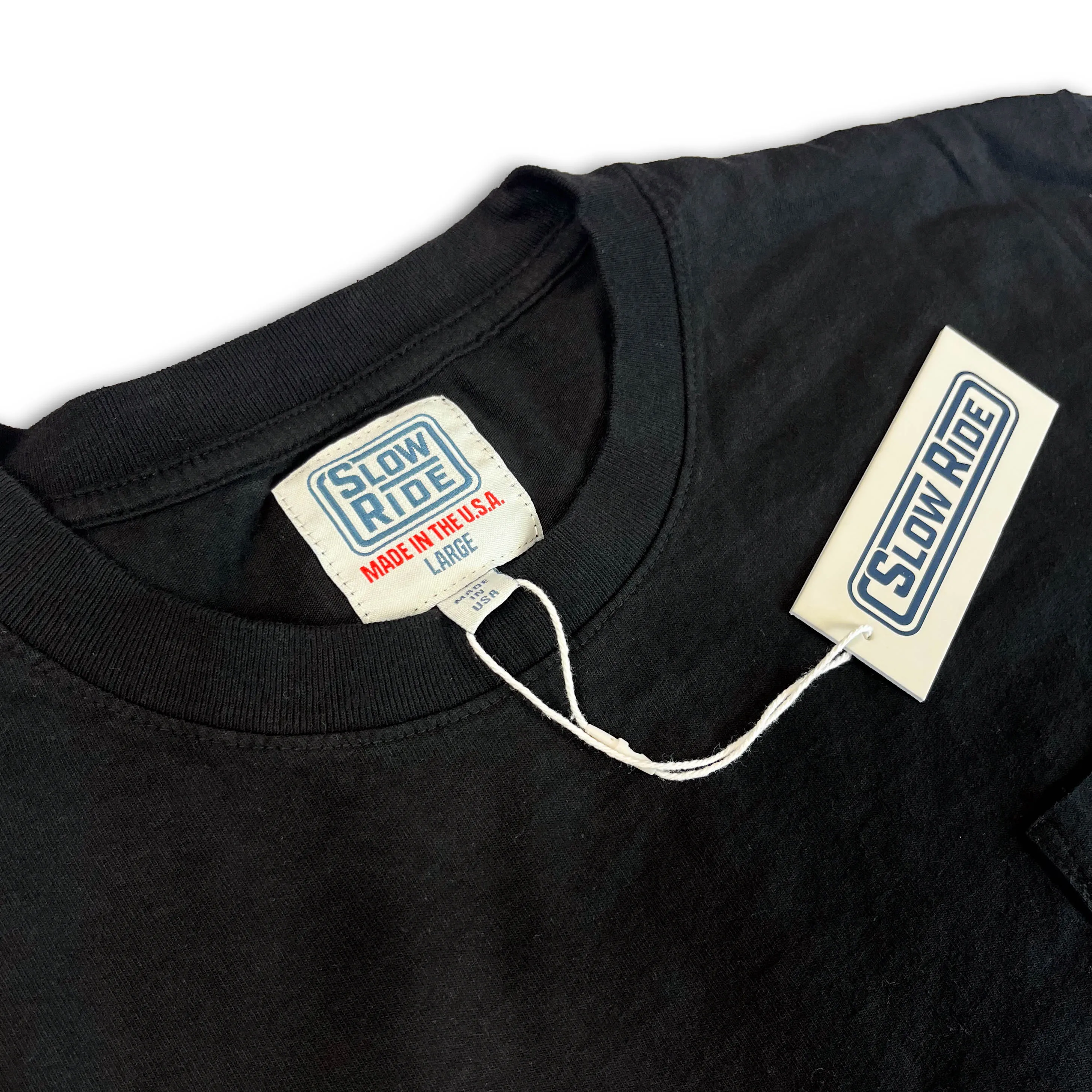 USA Made Pocket Tee Black