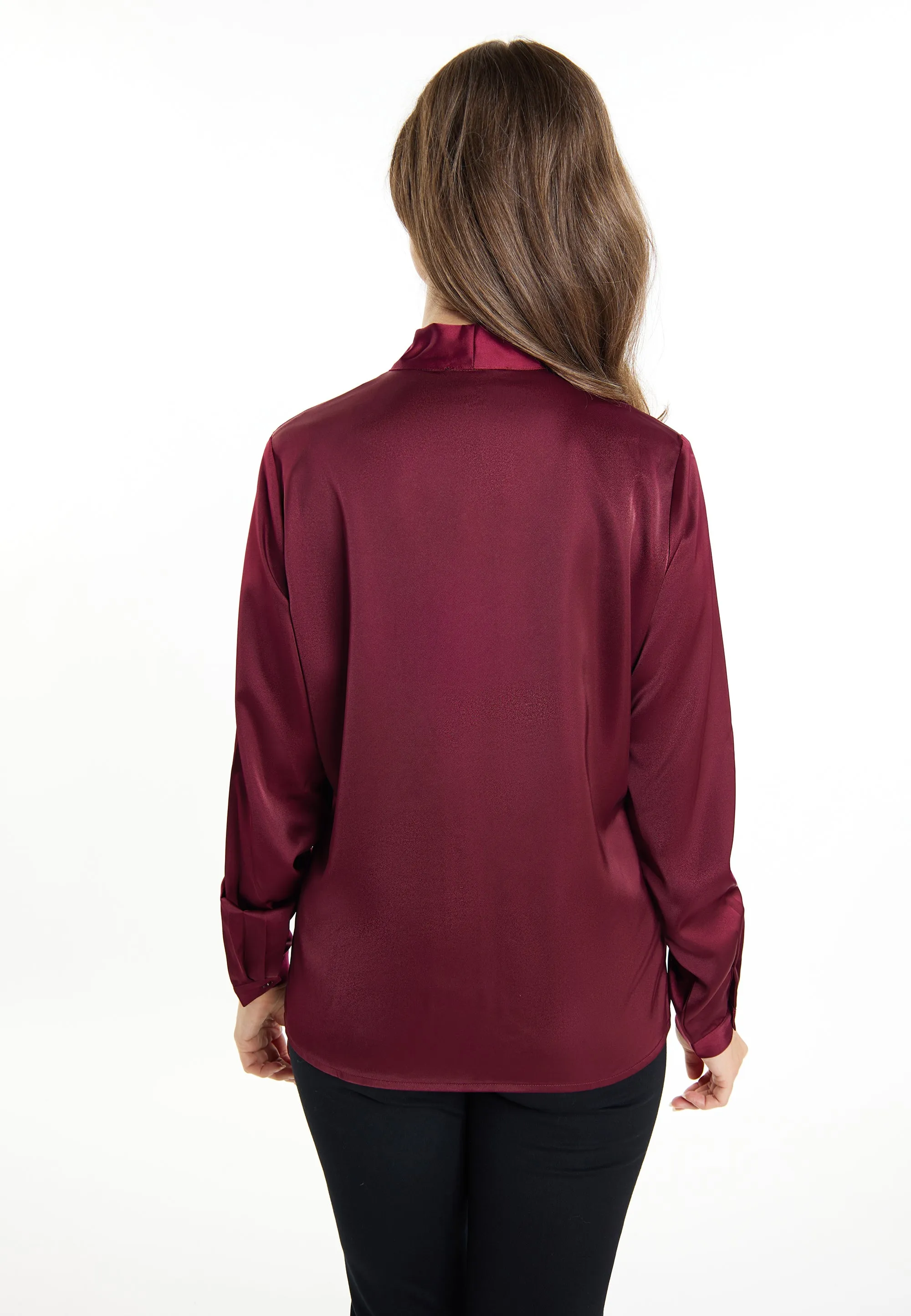 usha BLACK LABEL Women's Long Sleeve Blouse