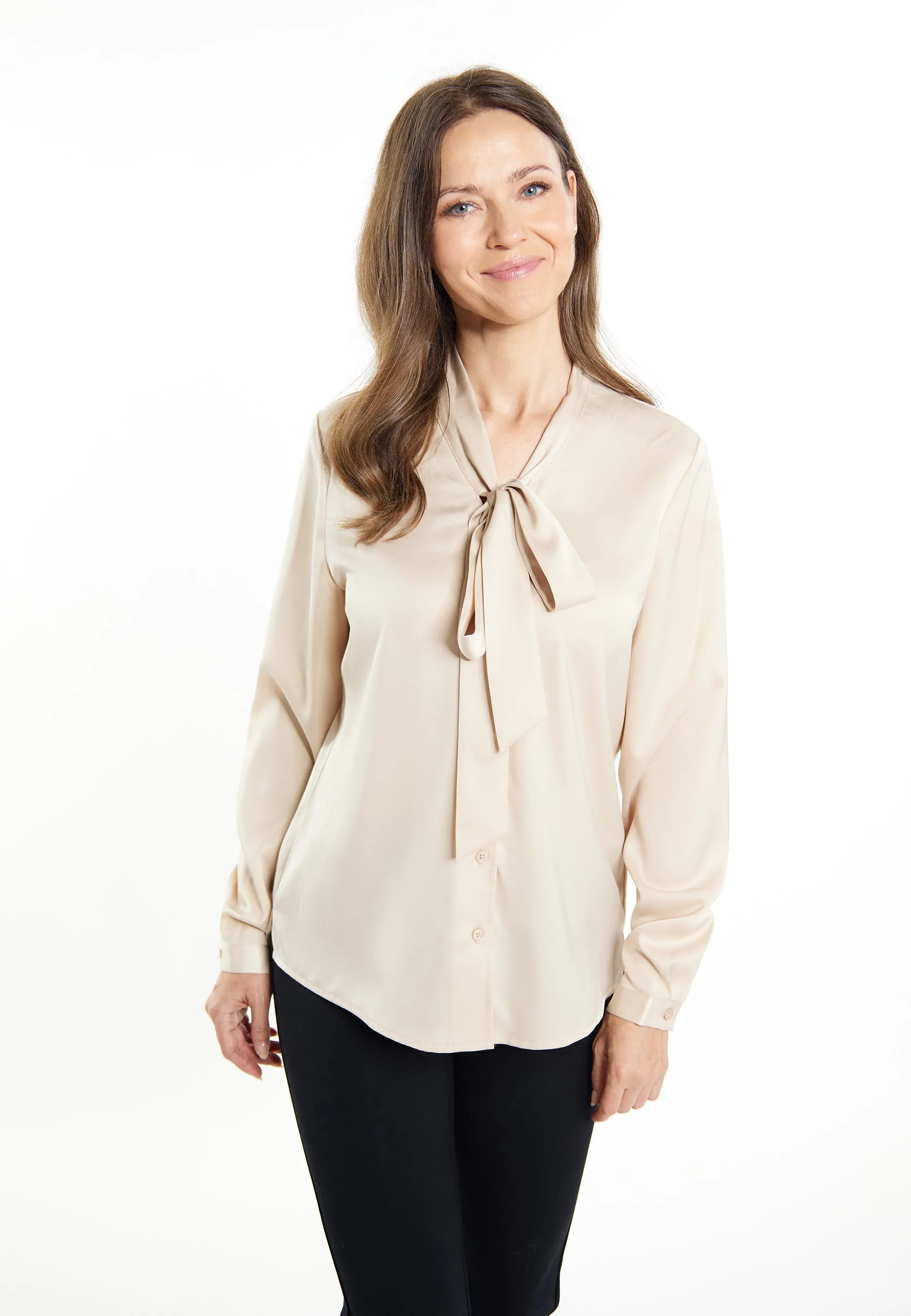 usha BLACK LABEL Women's Long Sleeve Blouse