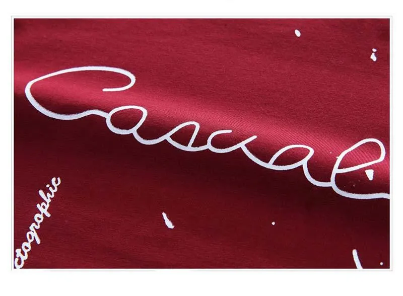 V-Neck Fashion Casual Jeans Tee